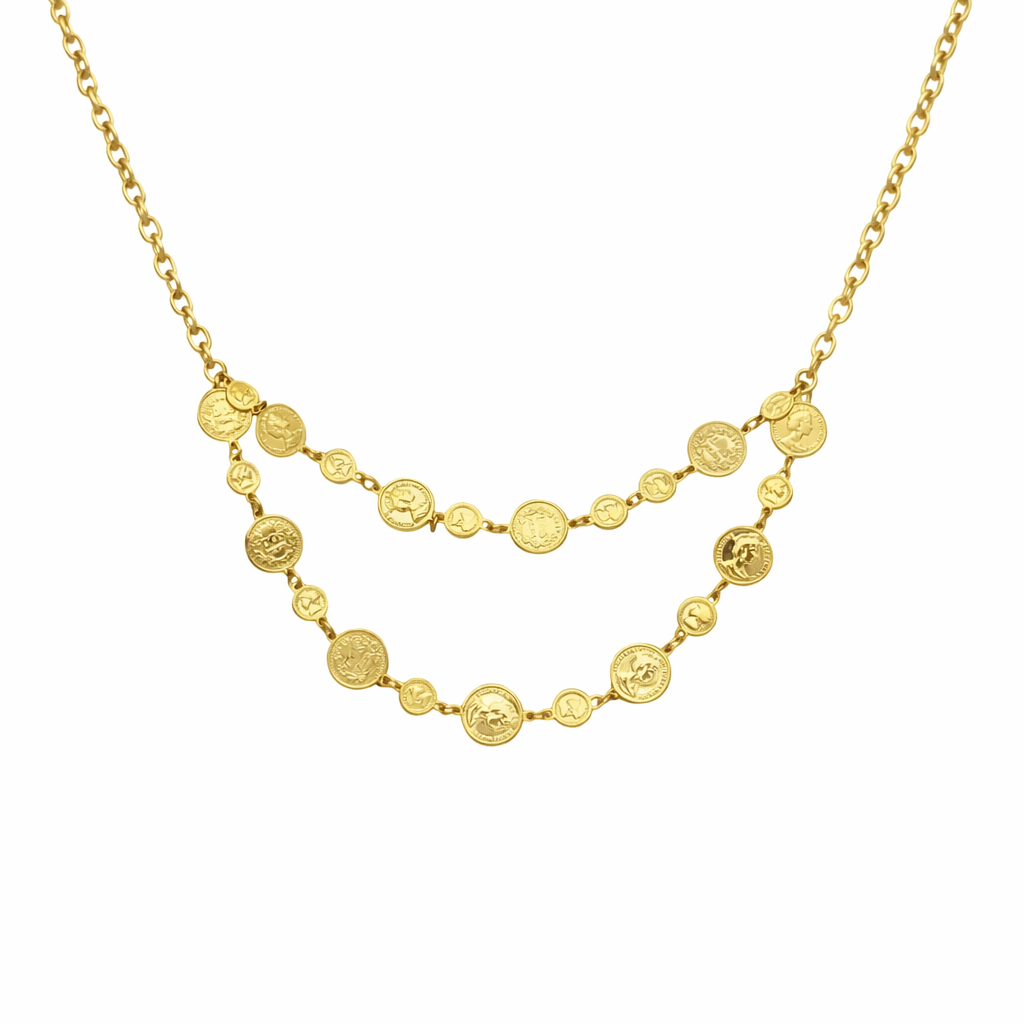 Double coin statement ketting