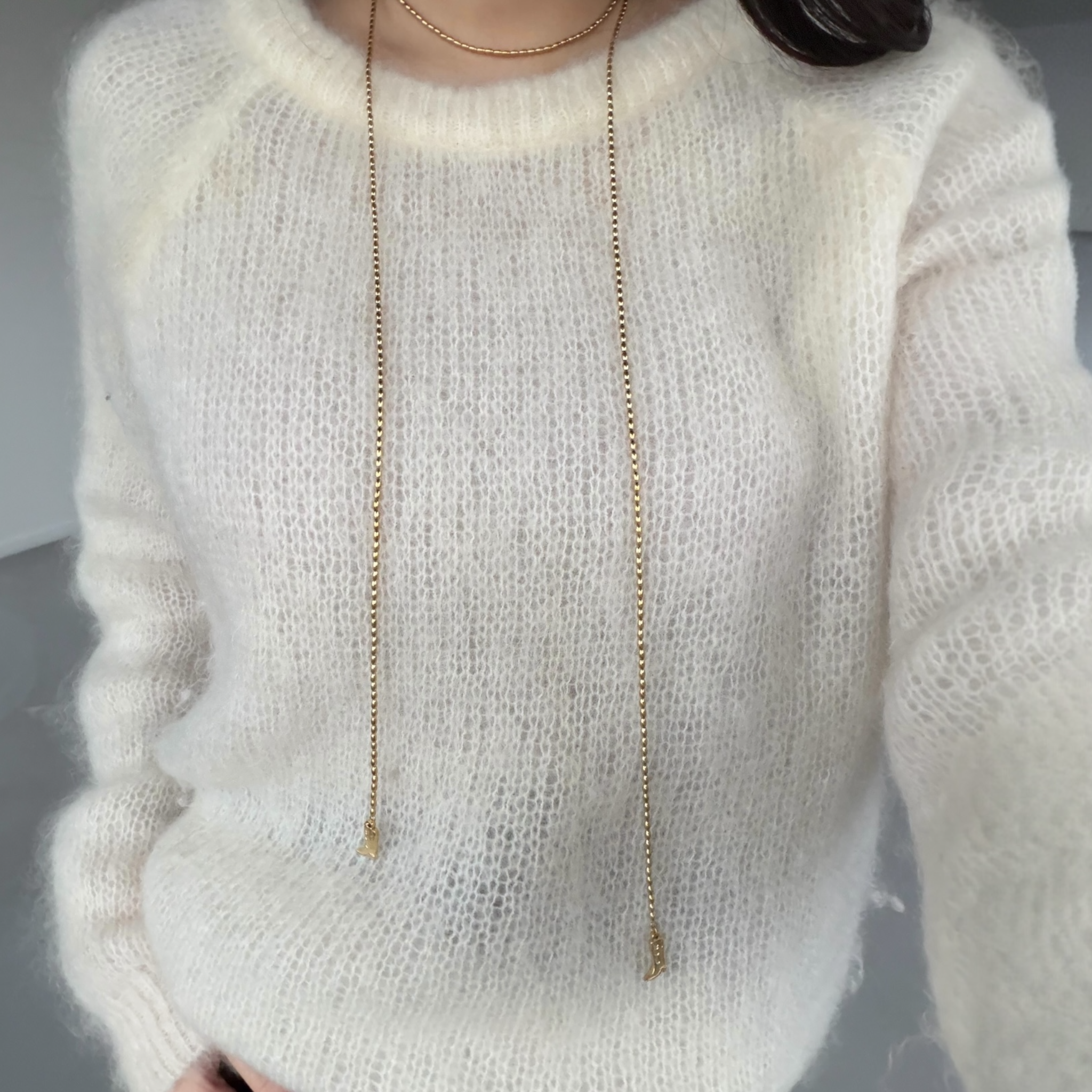 Hawk choker long necklace
