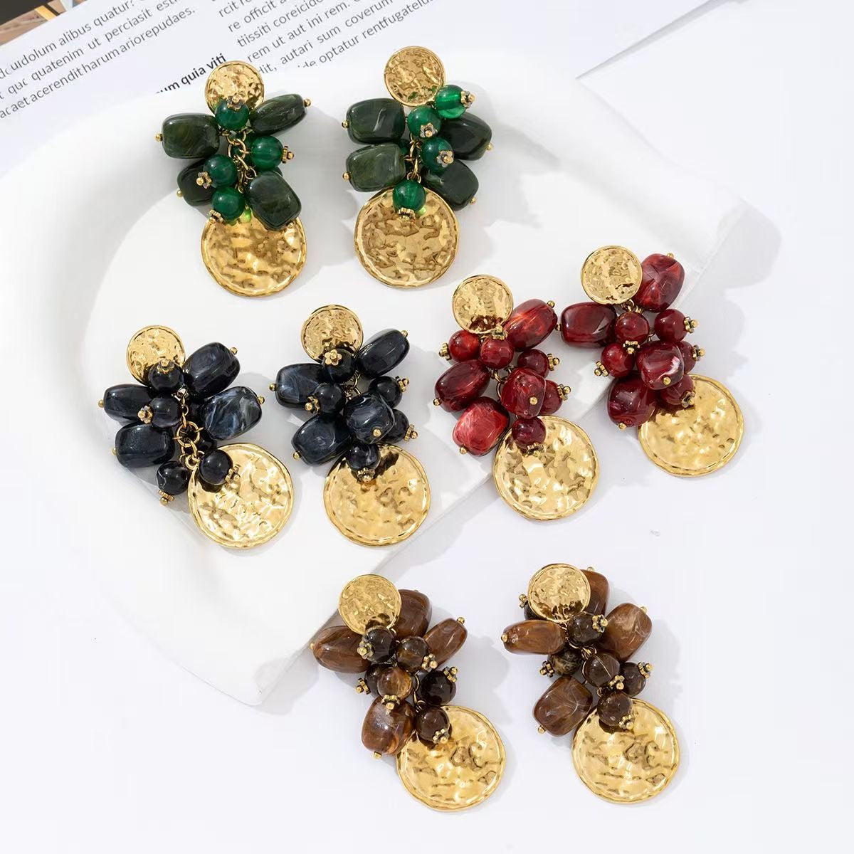 Fleur statement earrings