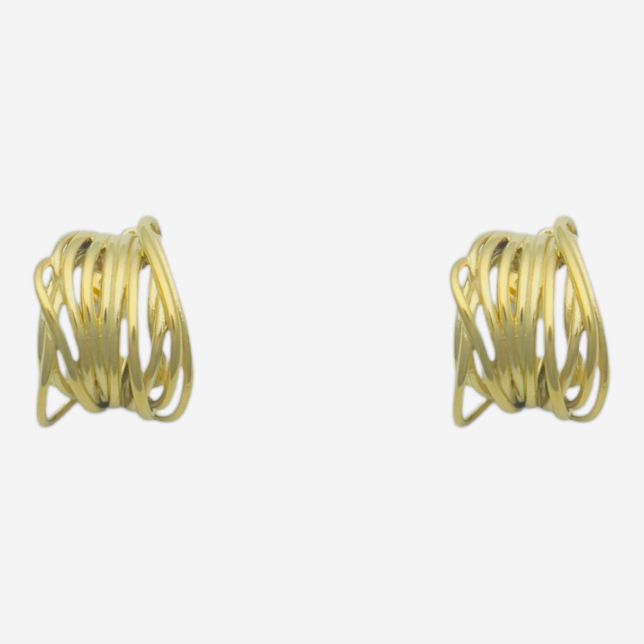 Swirl stud earrings