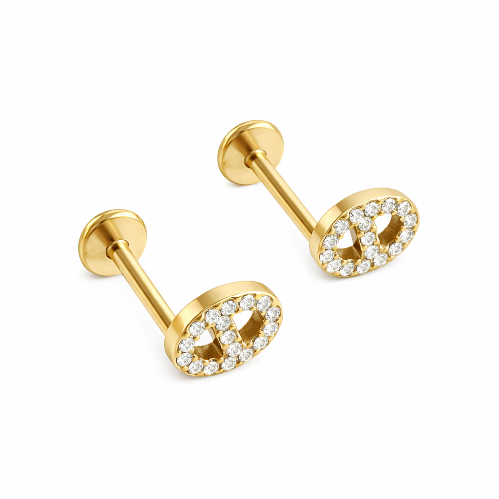 DD helix earrings