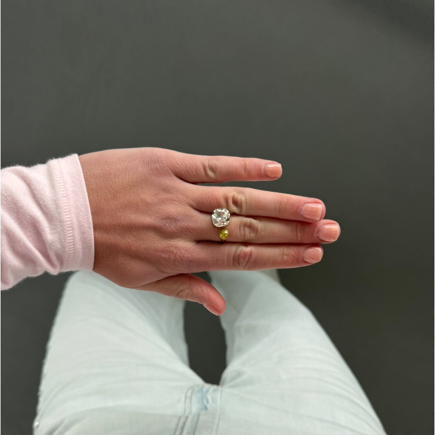 Spring stone ring