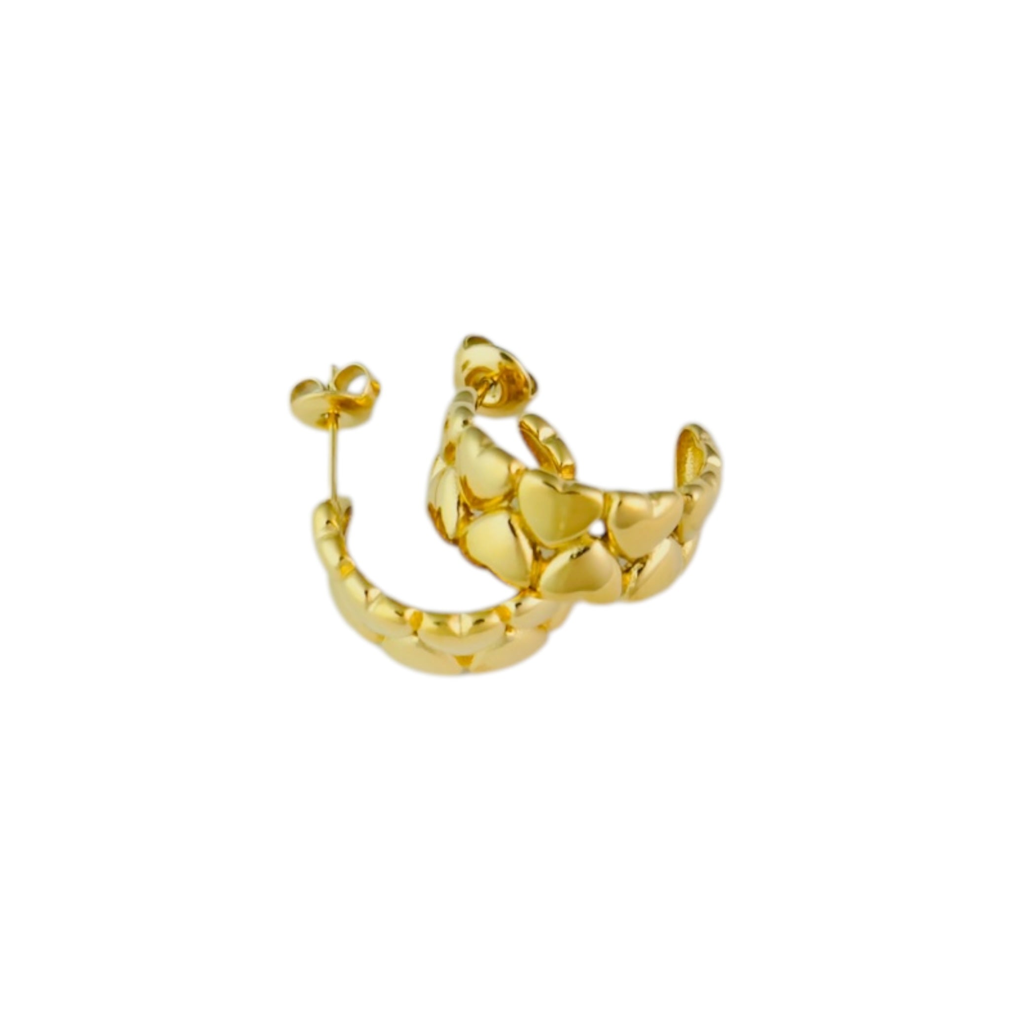 Loving small stud earrings