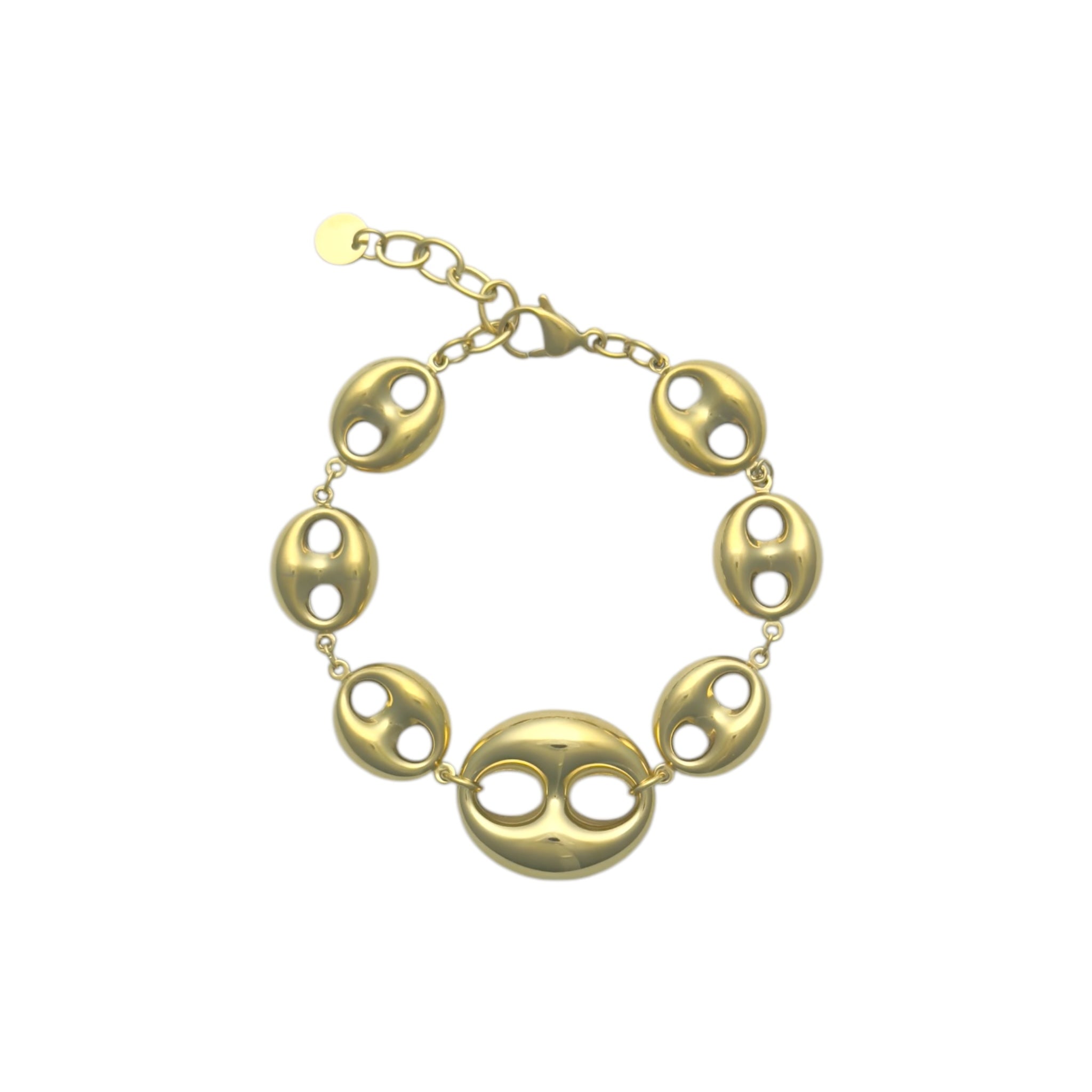 Großes Kaffeebohnenarmband