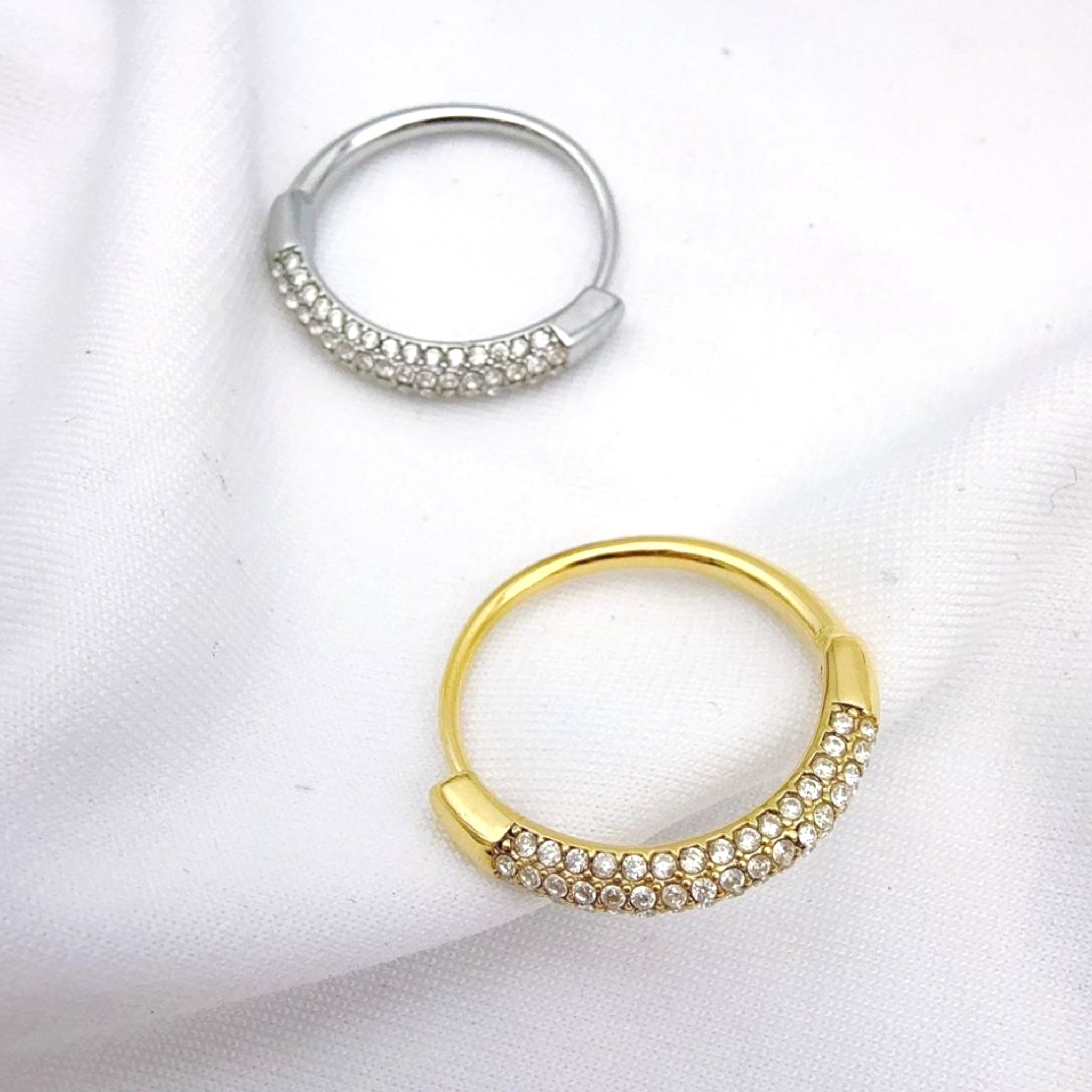 Simpel strass ring