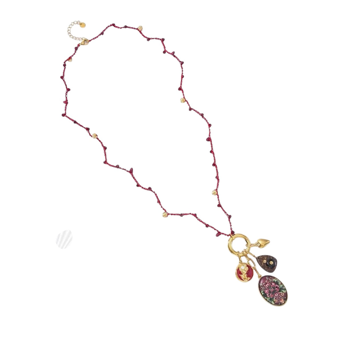 Roses beads lange ketting