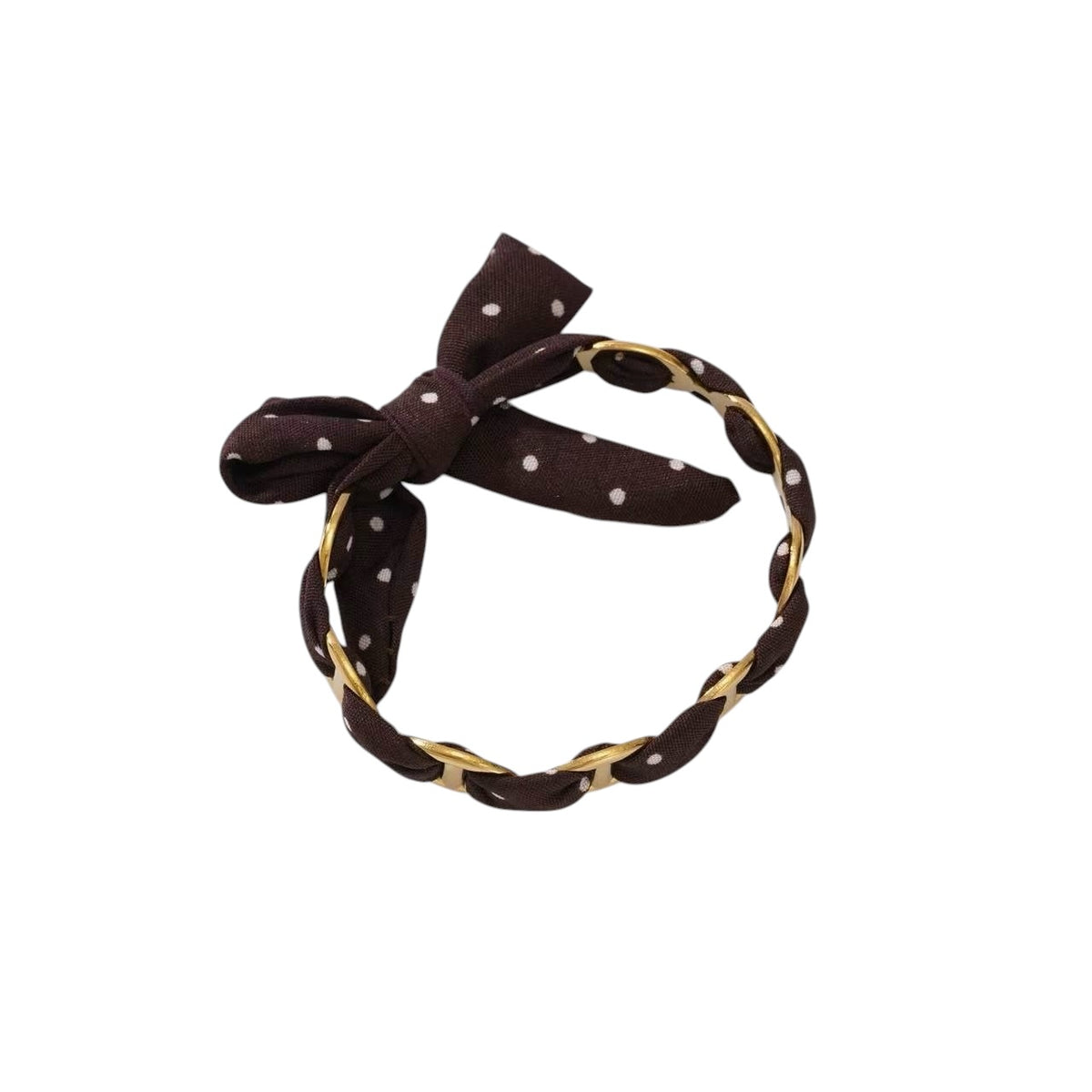 Polka bandana bangle