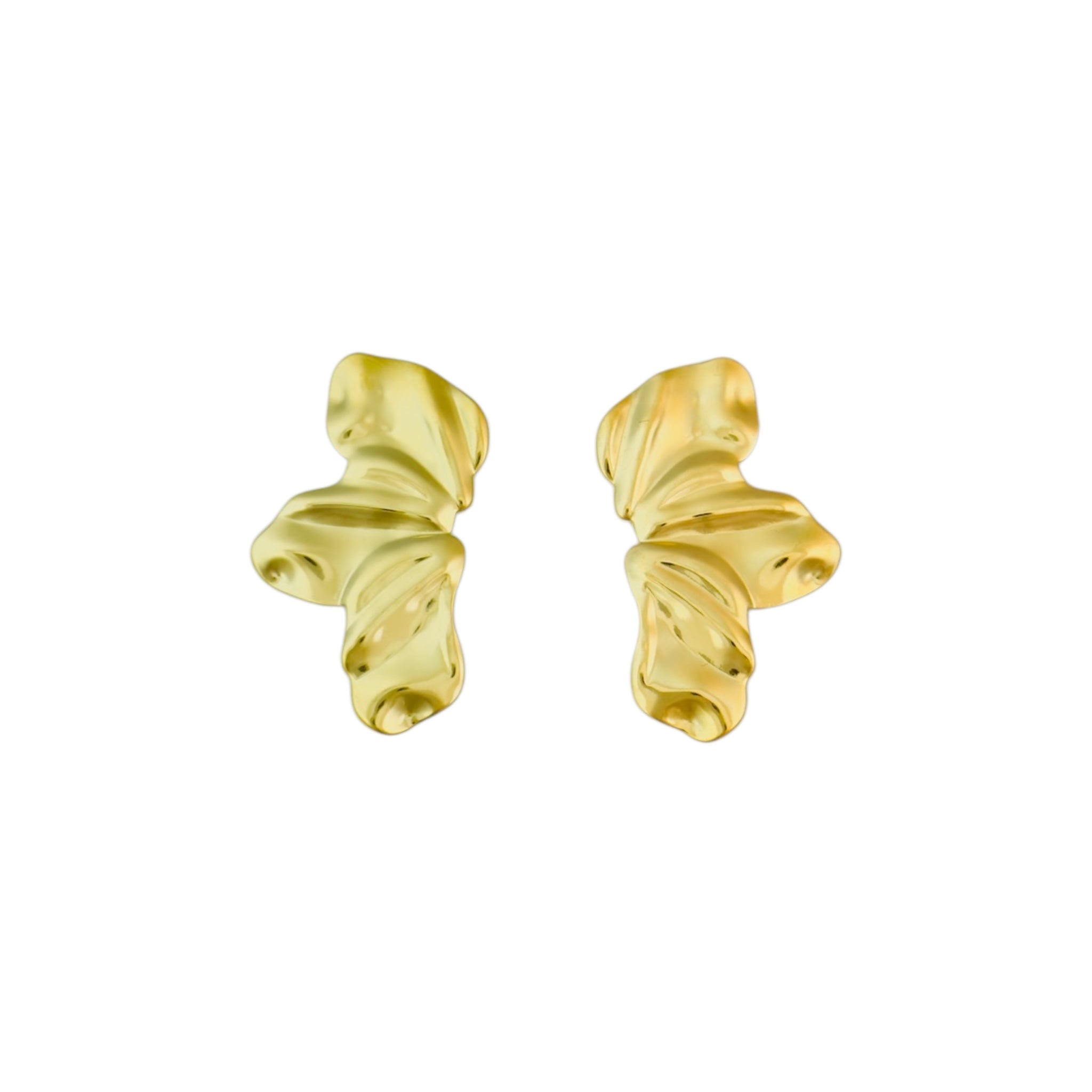 Iris stud earrings