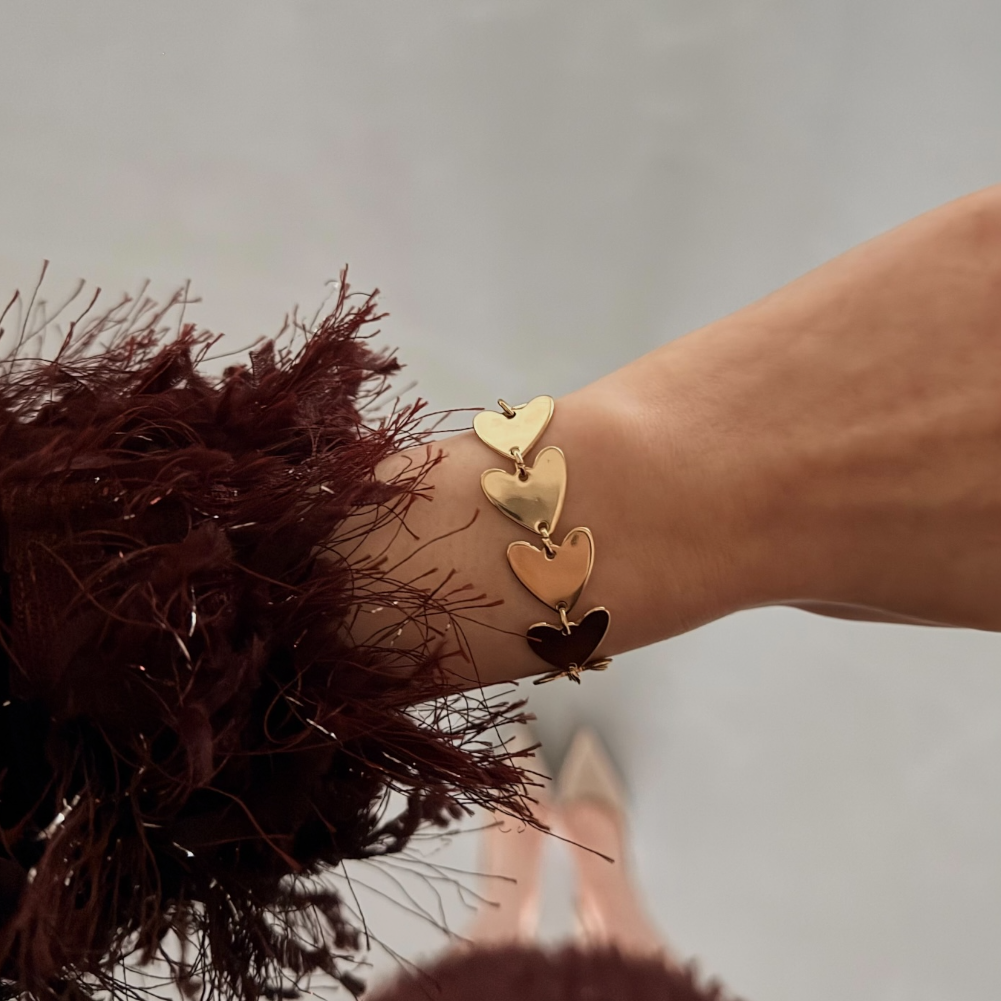 Heart rage bracelet