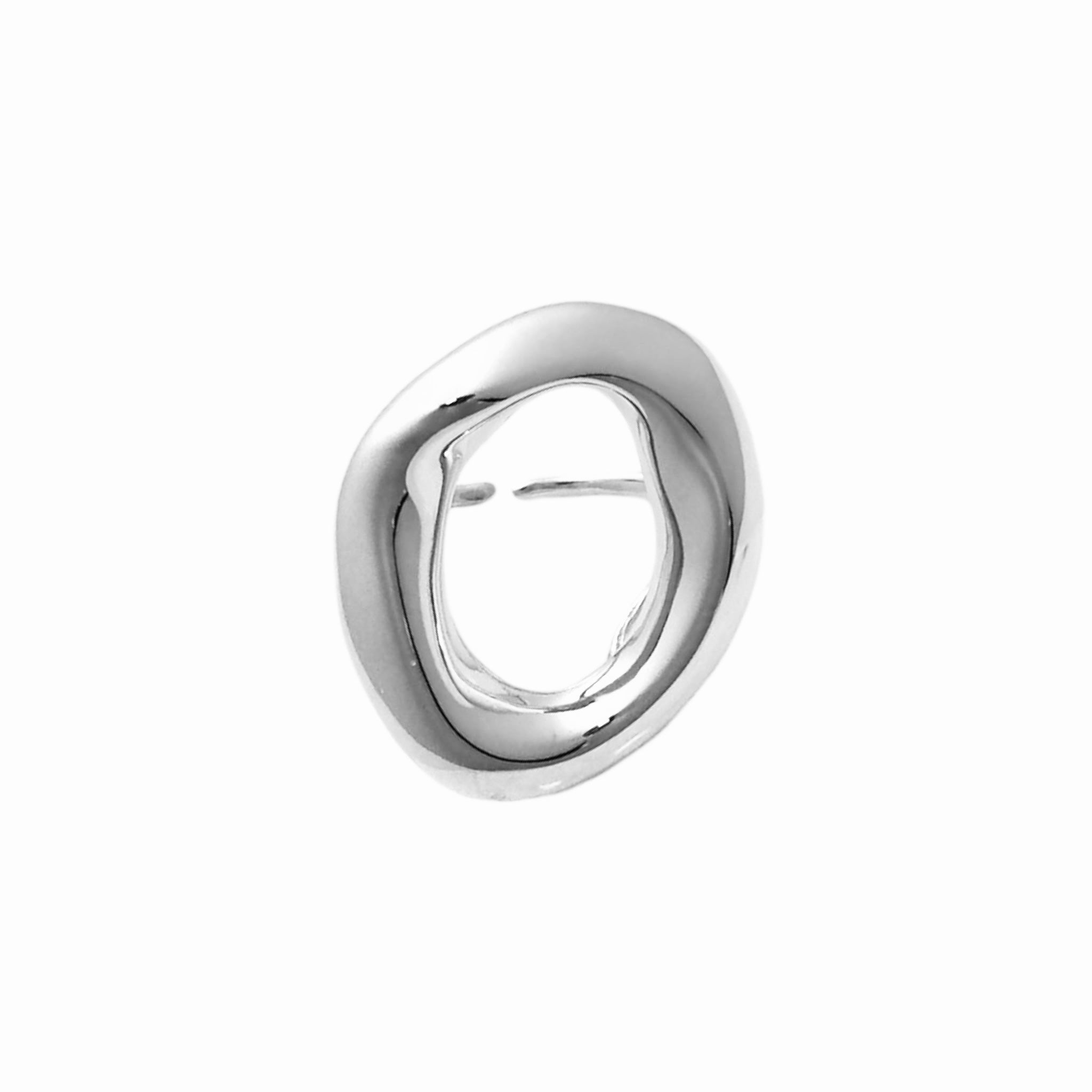 Statement open circle ring
