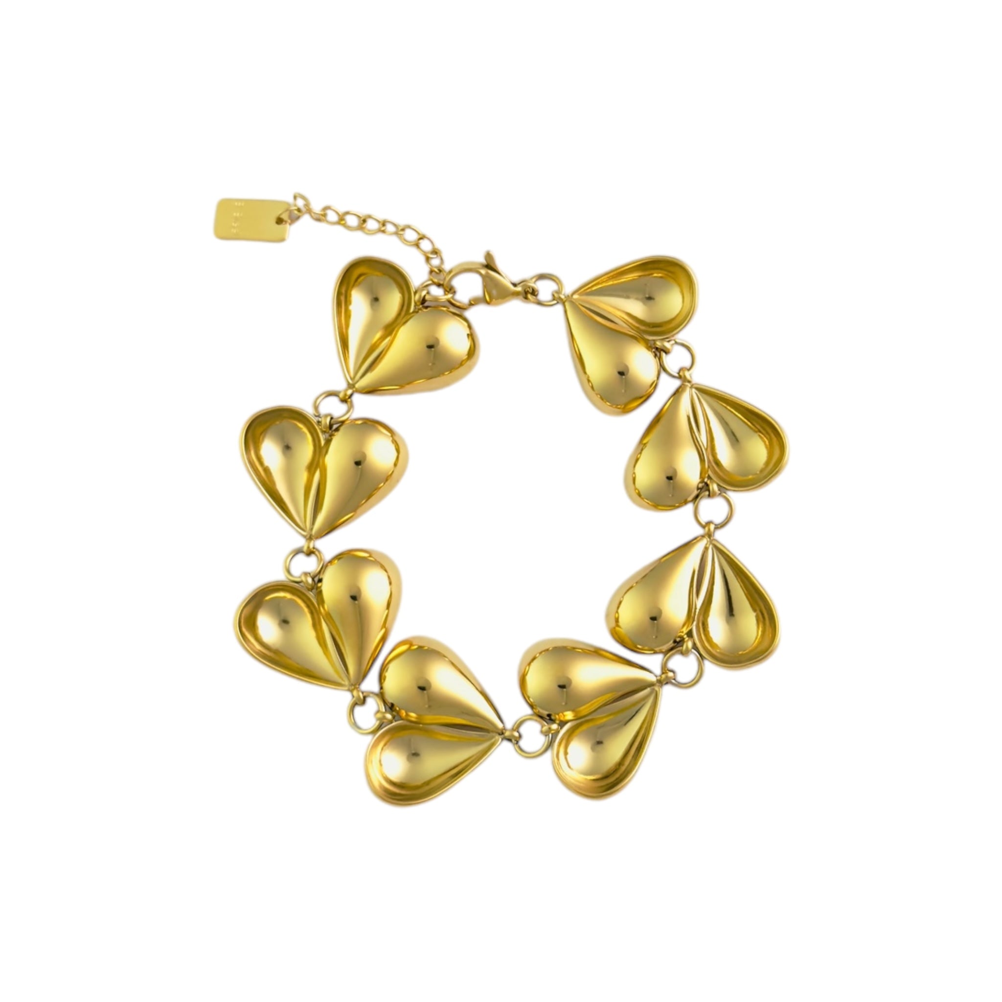 Statement-Armband mit Tropfen-Liebe