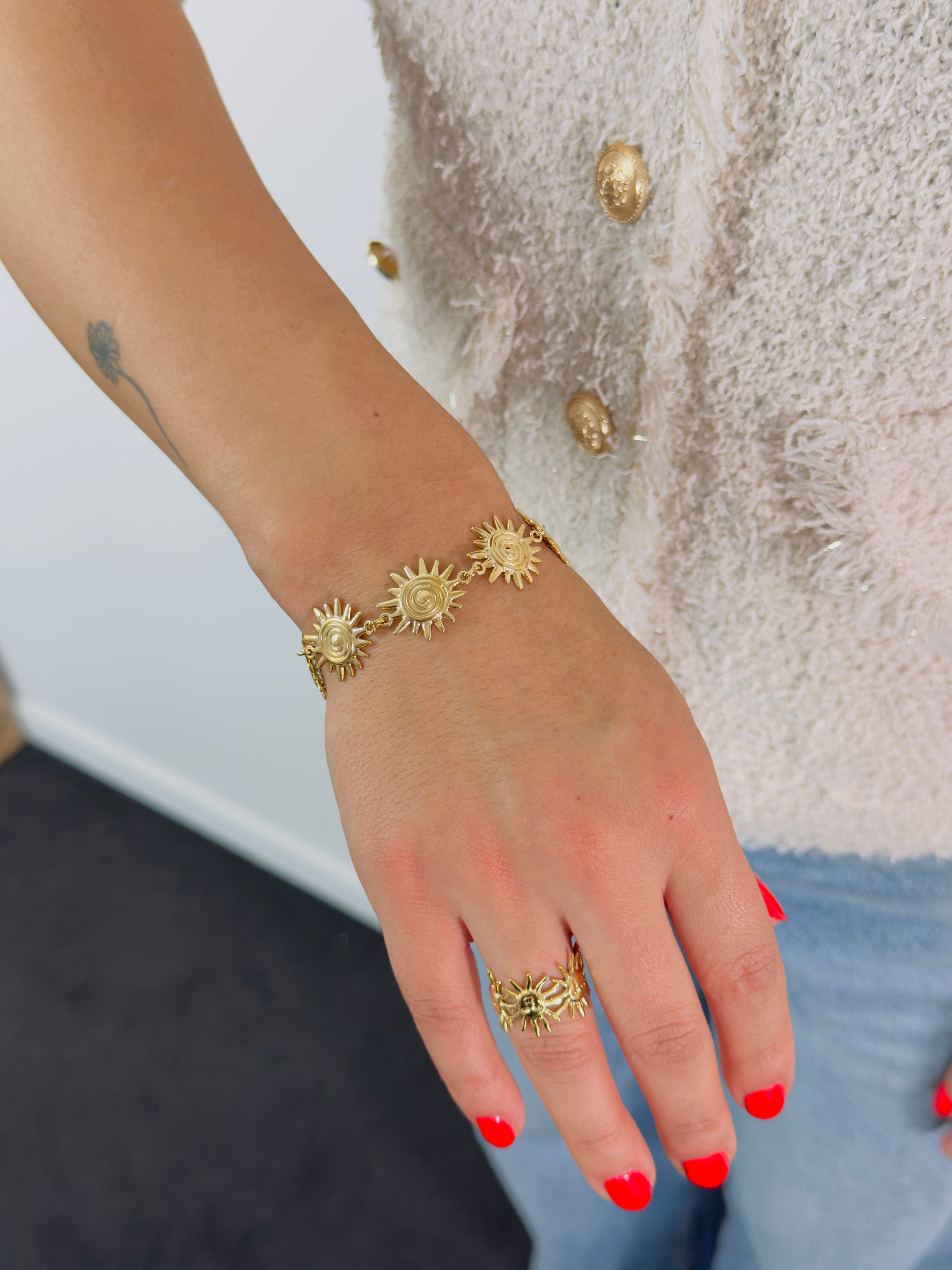 Spiral Fire bracelet