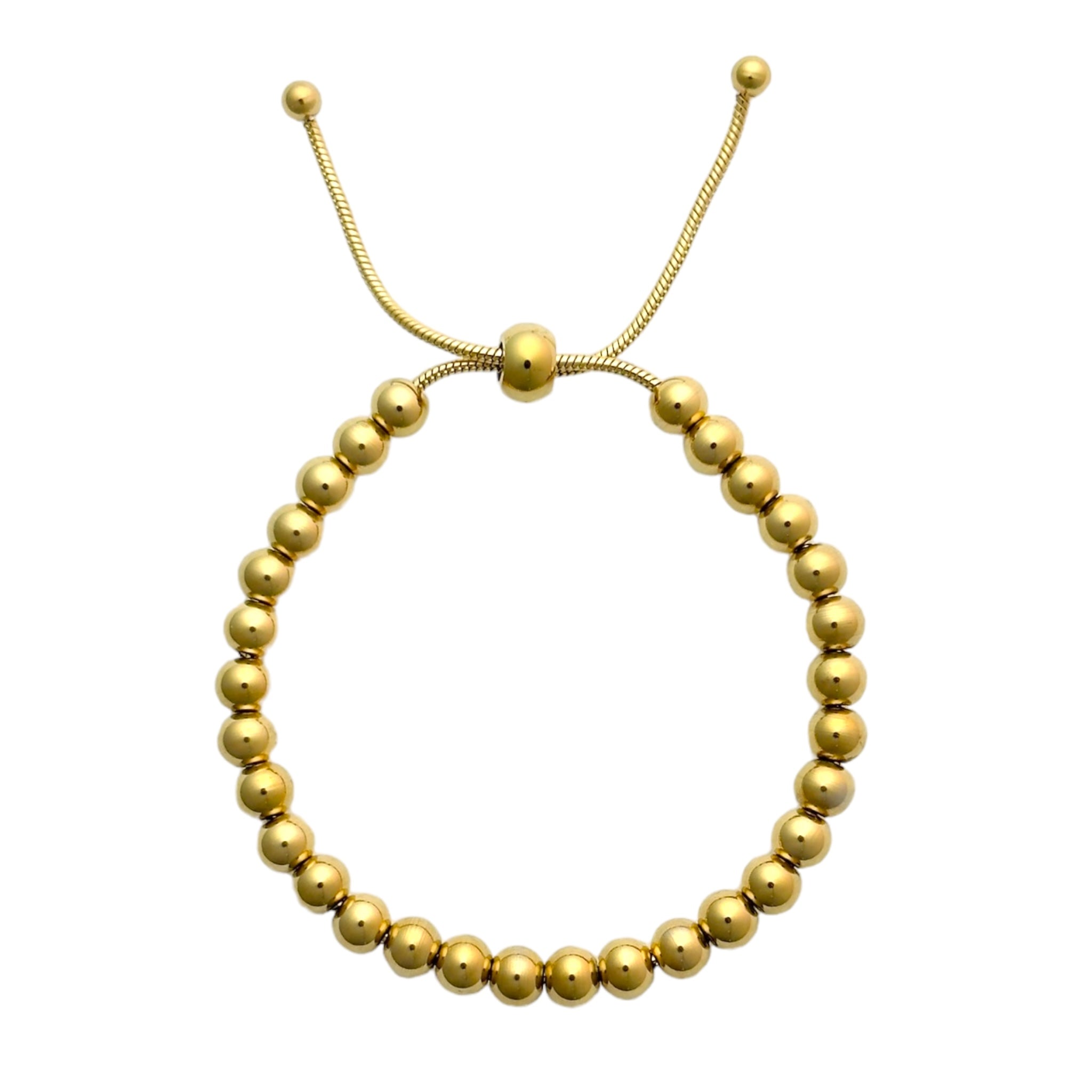 Kugelarmband mit Zugschnur