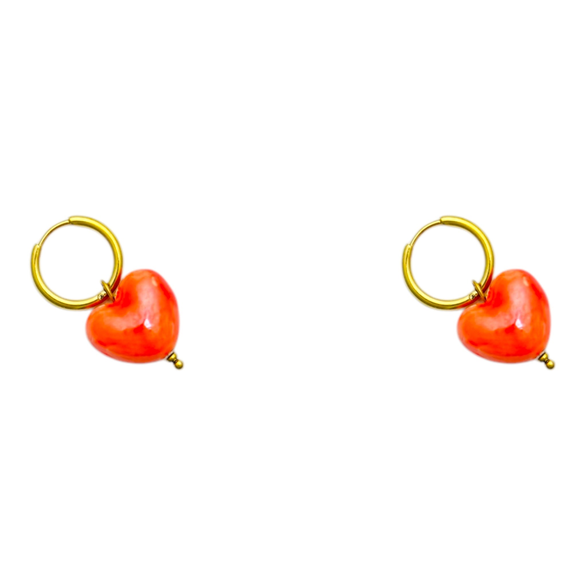 Love pendant earrings