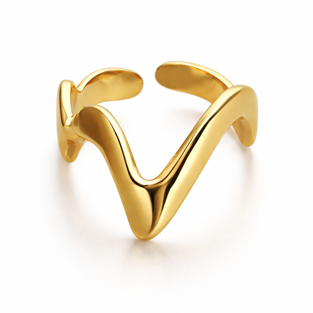 V shape ring