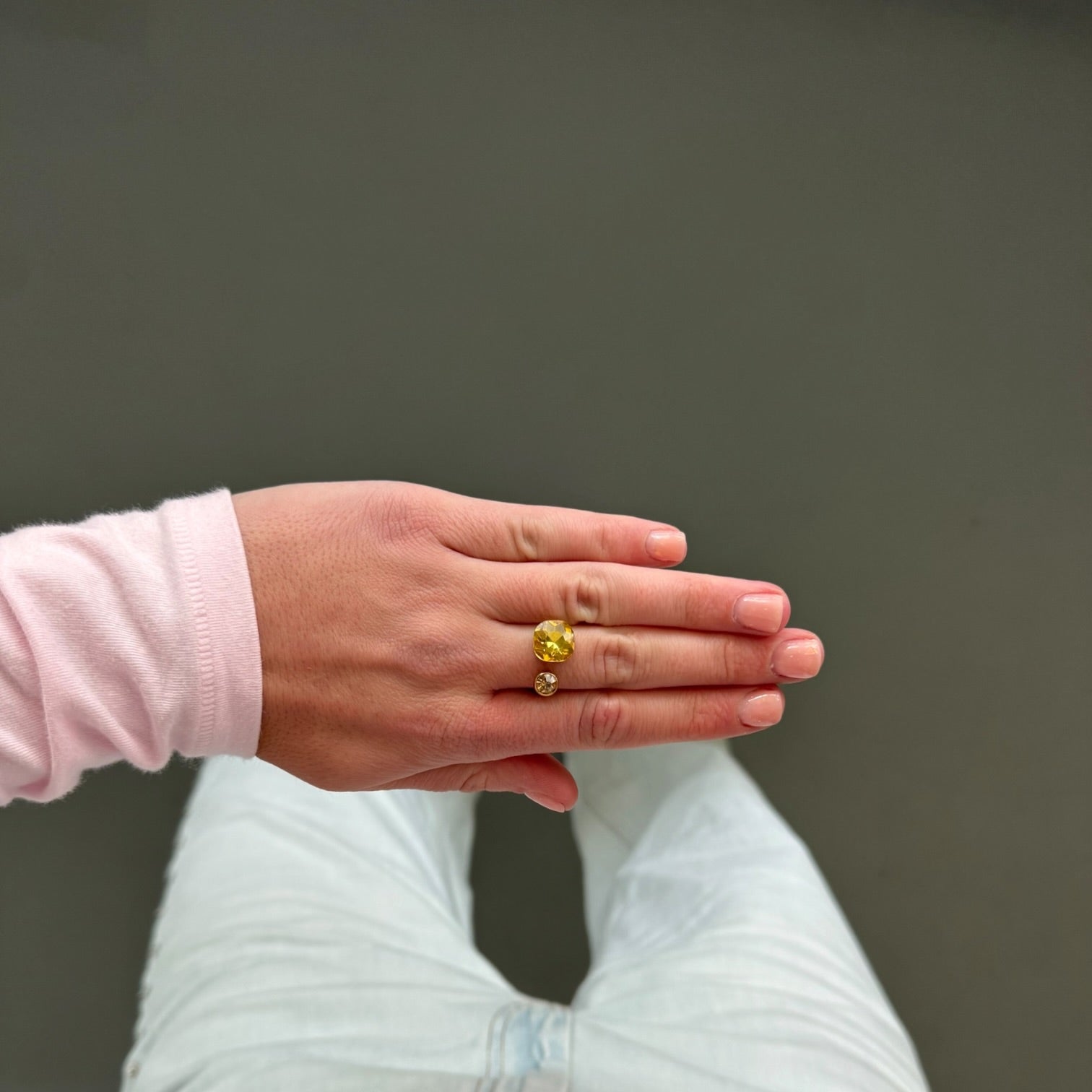 Spring stone ring