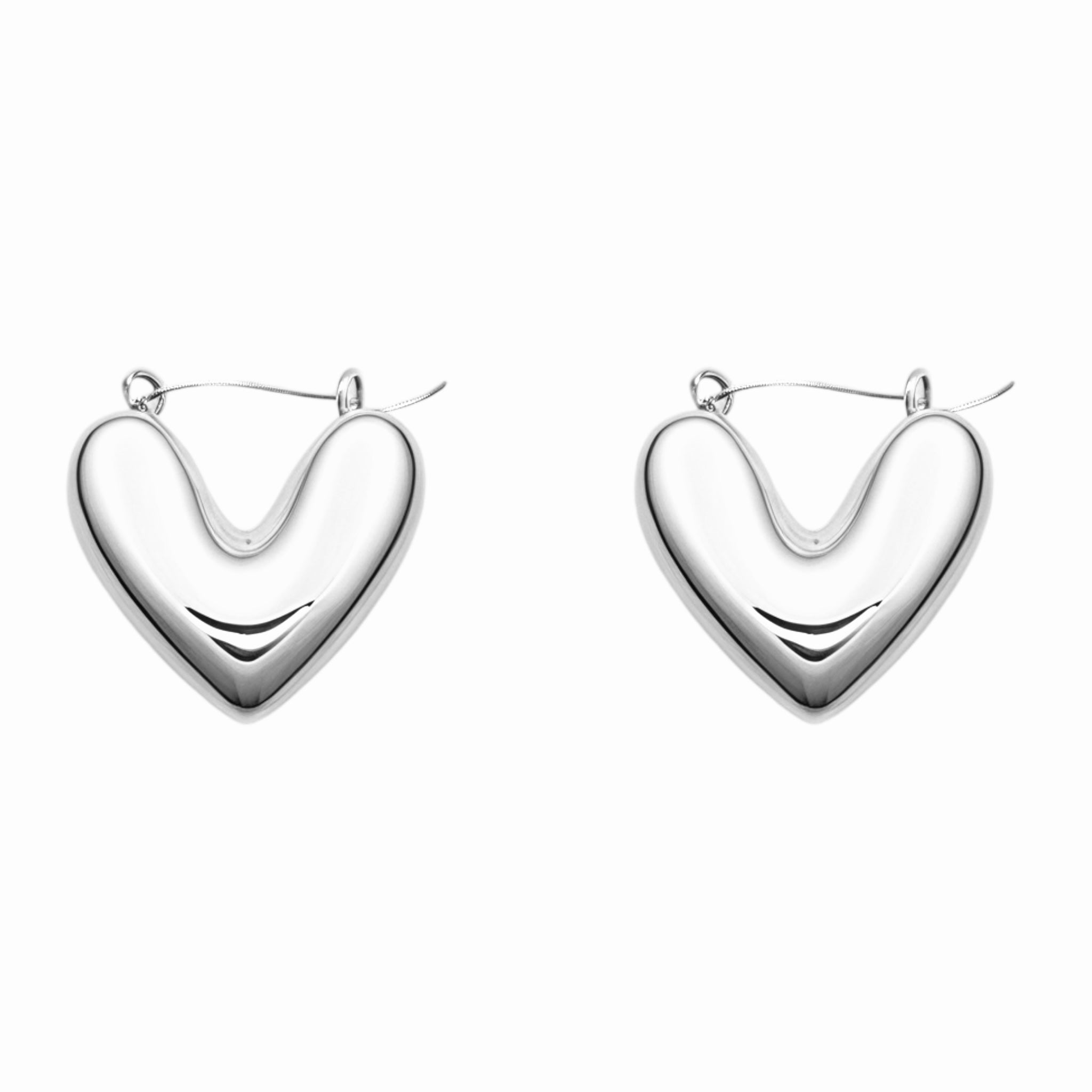 V Statement earrings