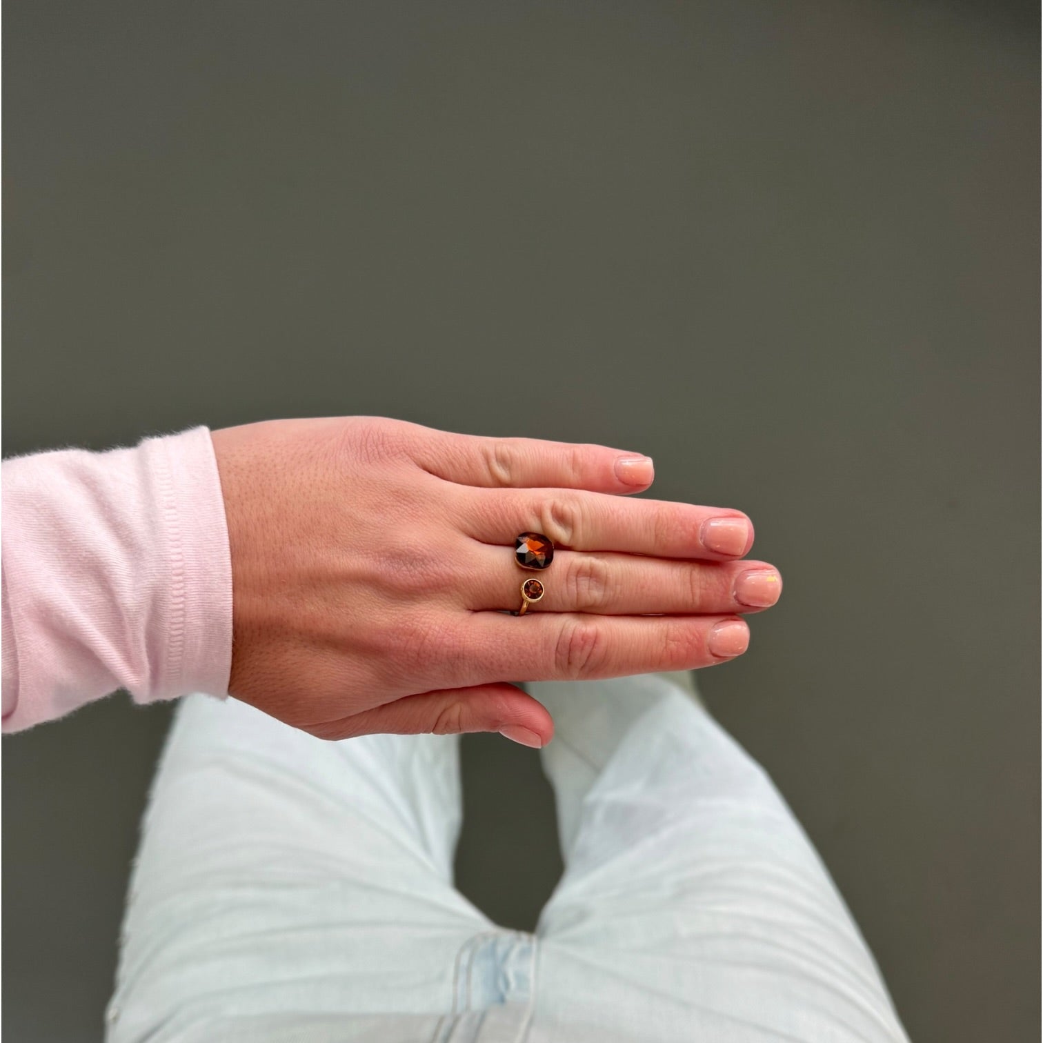 Spring stone ring