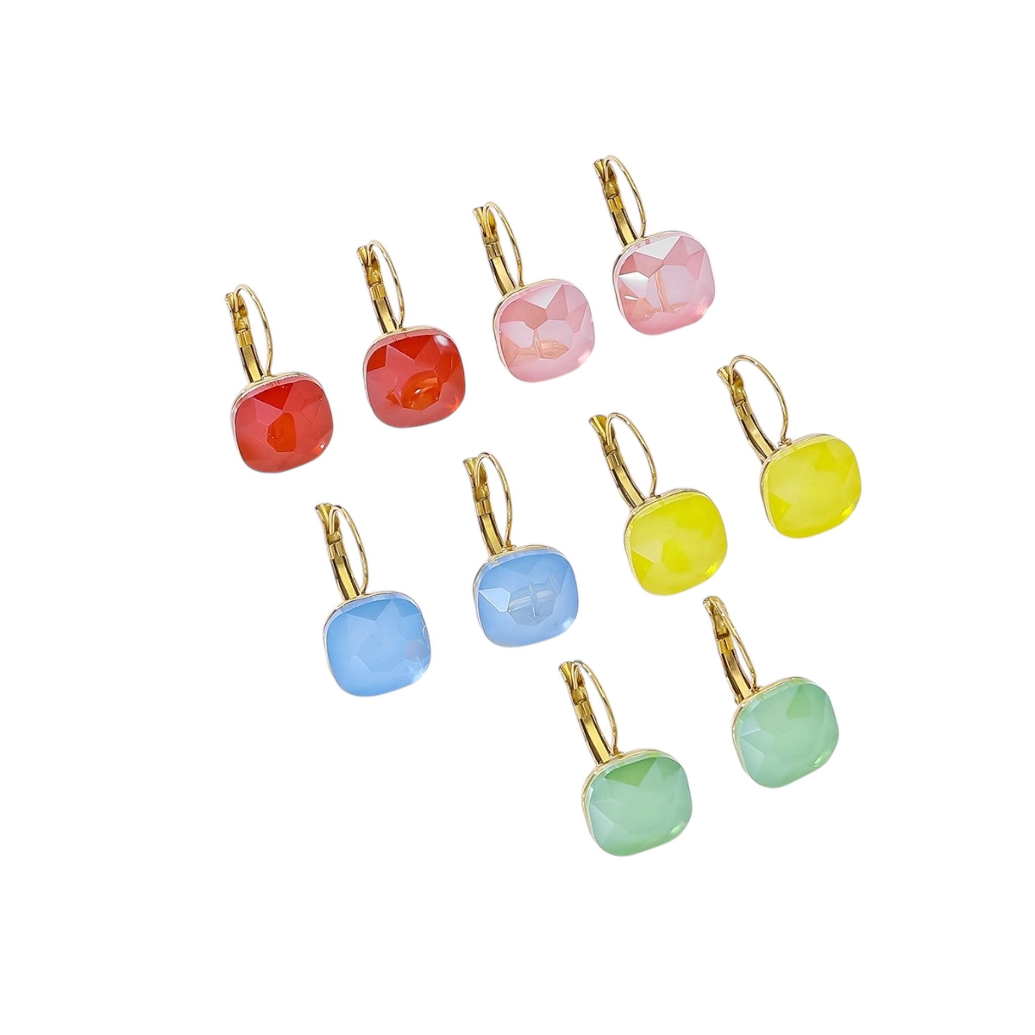 Happy stone earrings