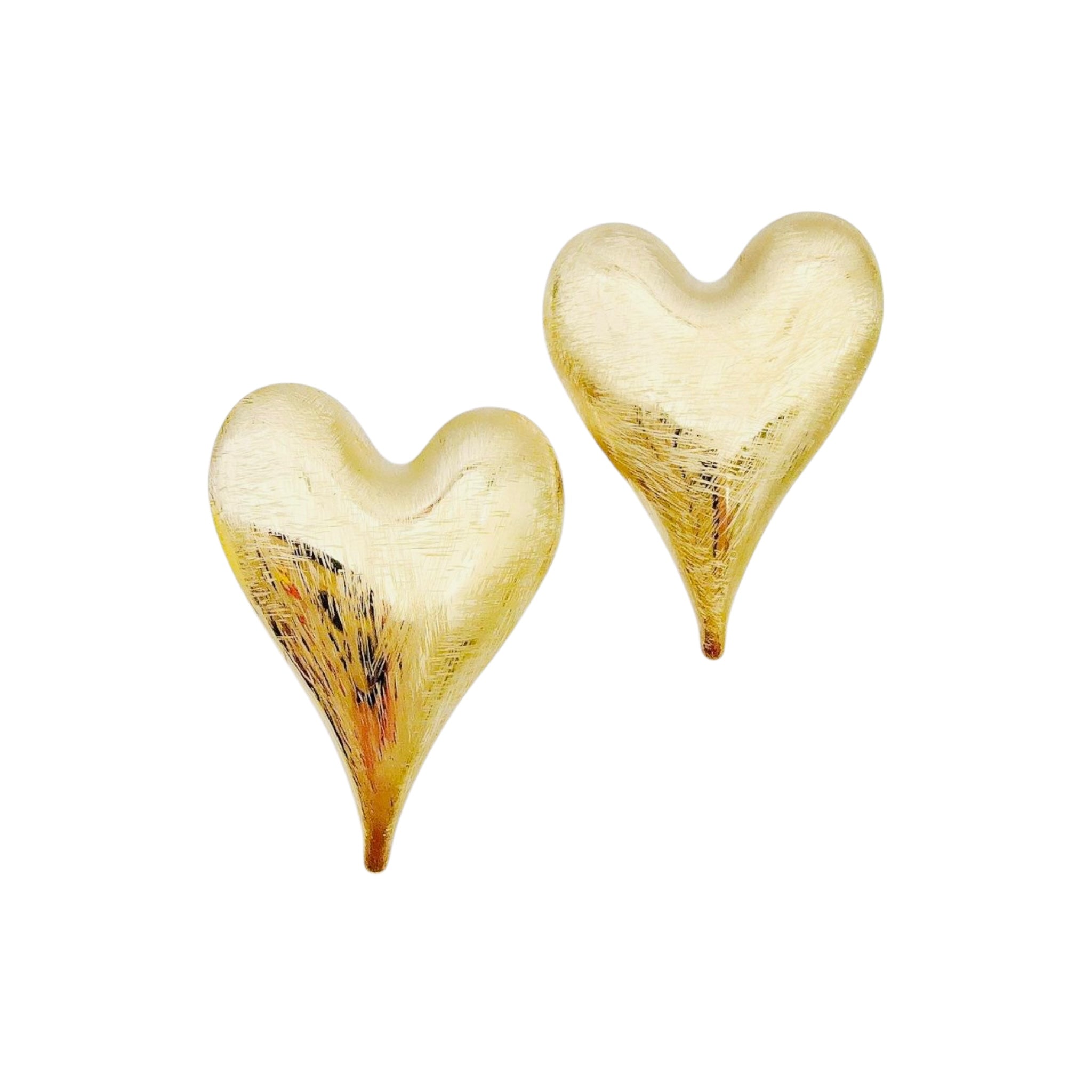 Spikey love stud earrings