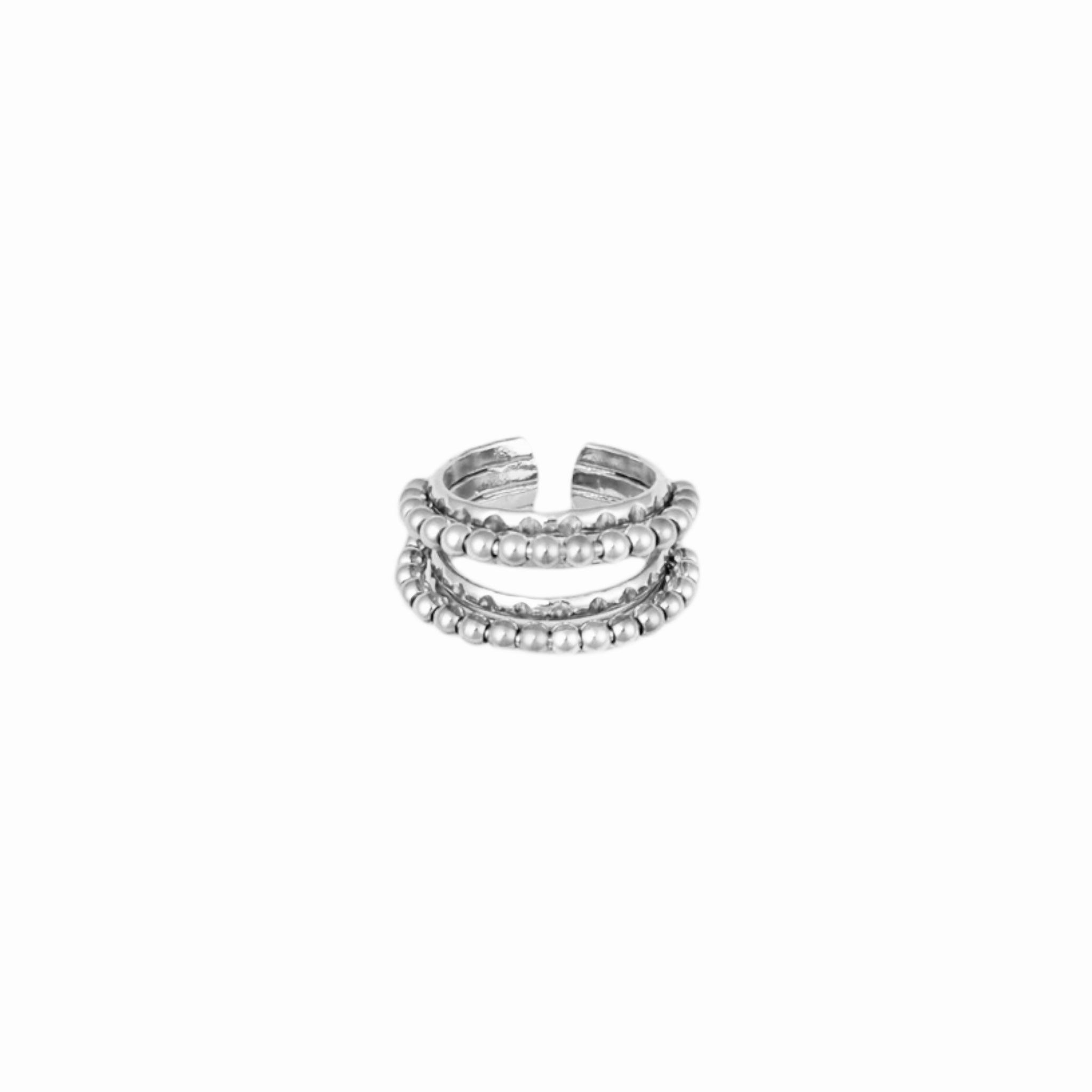 Double beads ring