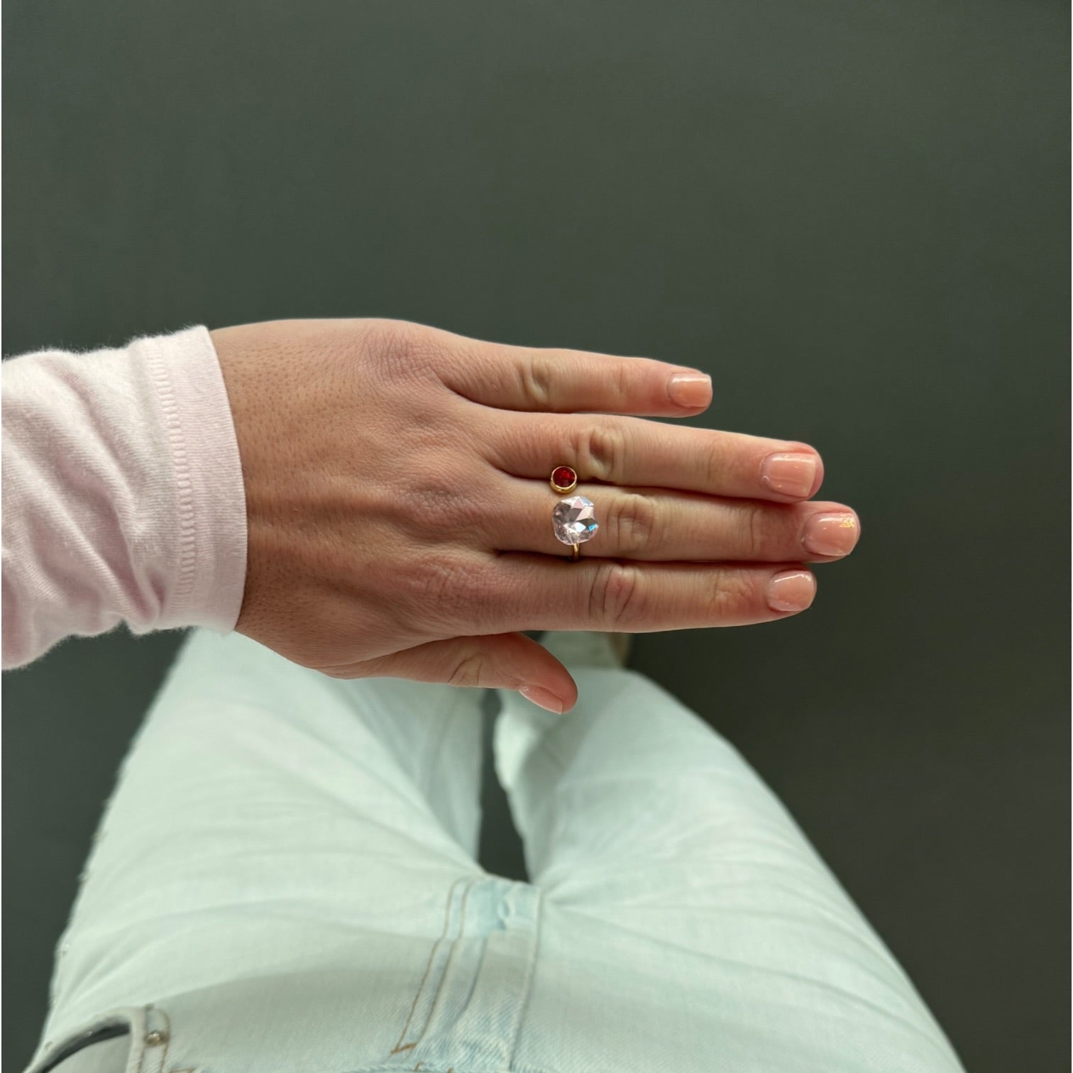 Spring stone ring