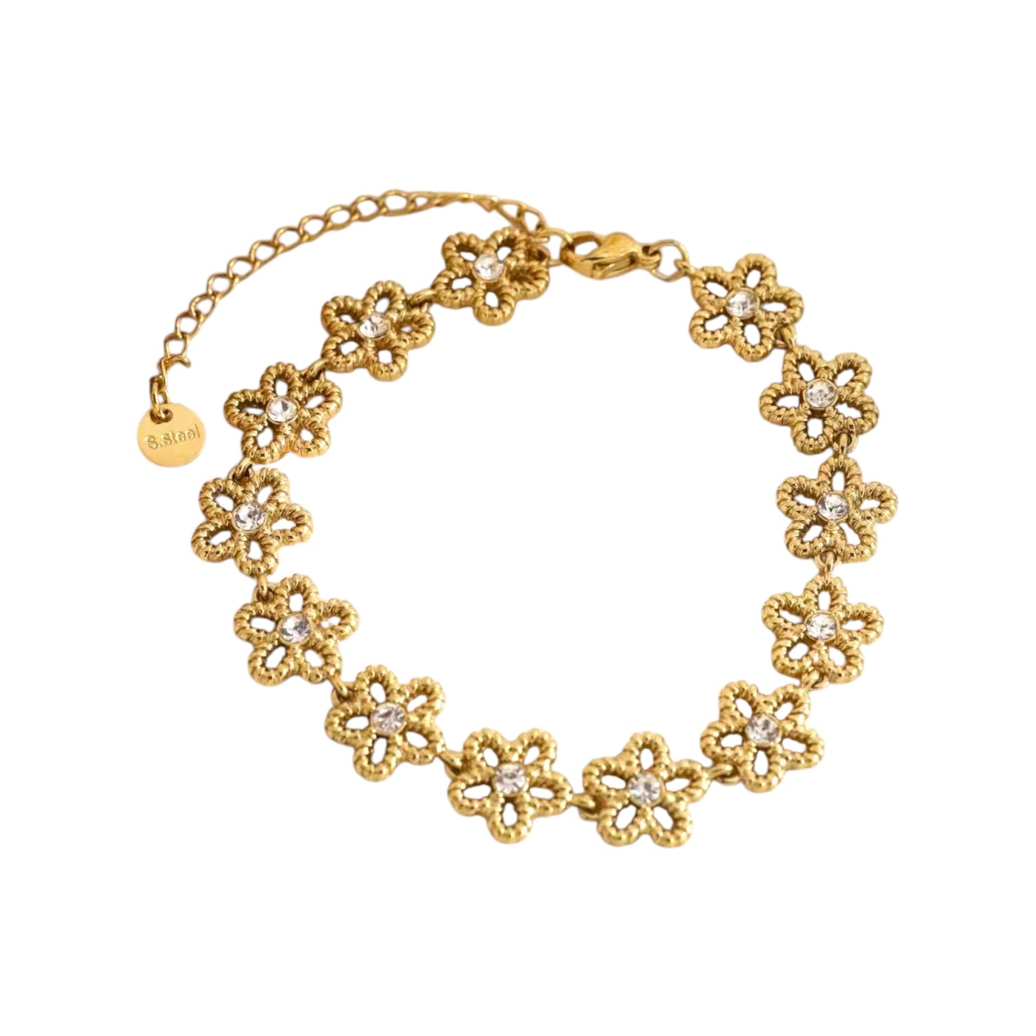 Flowers statement armband
