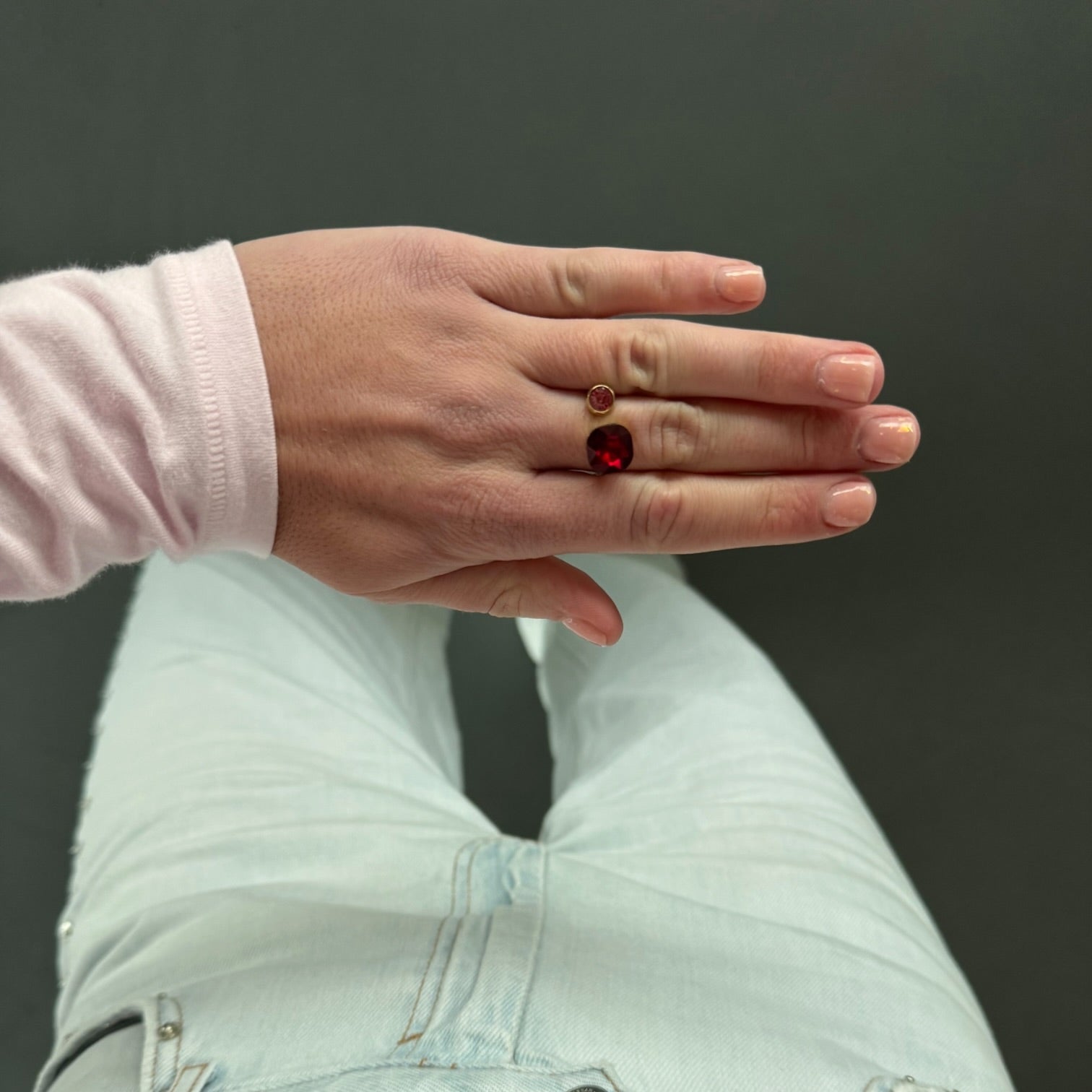 Spring stone ring