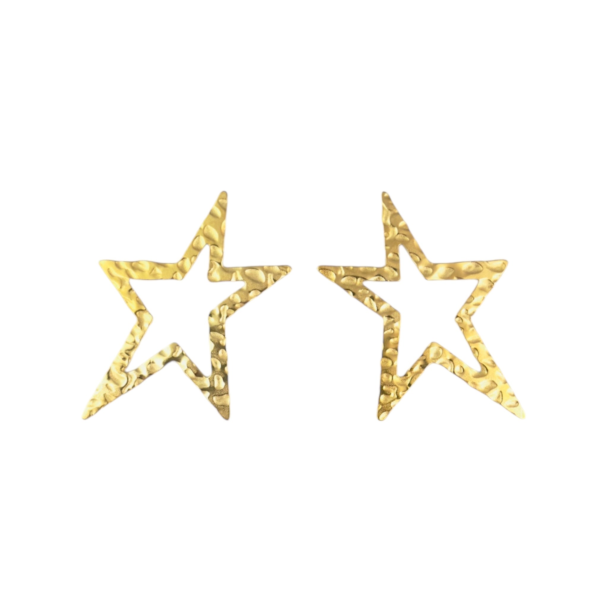 Big star studs earrings