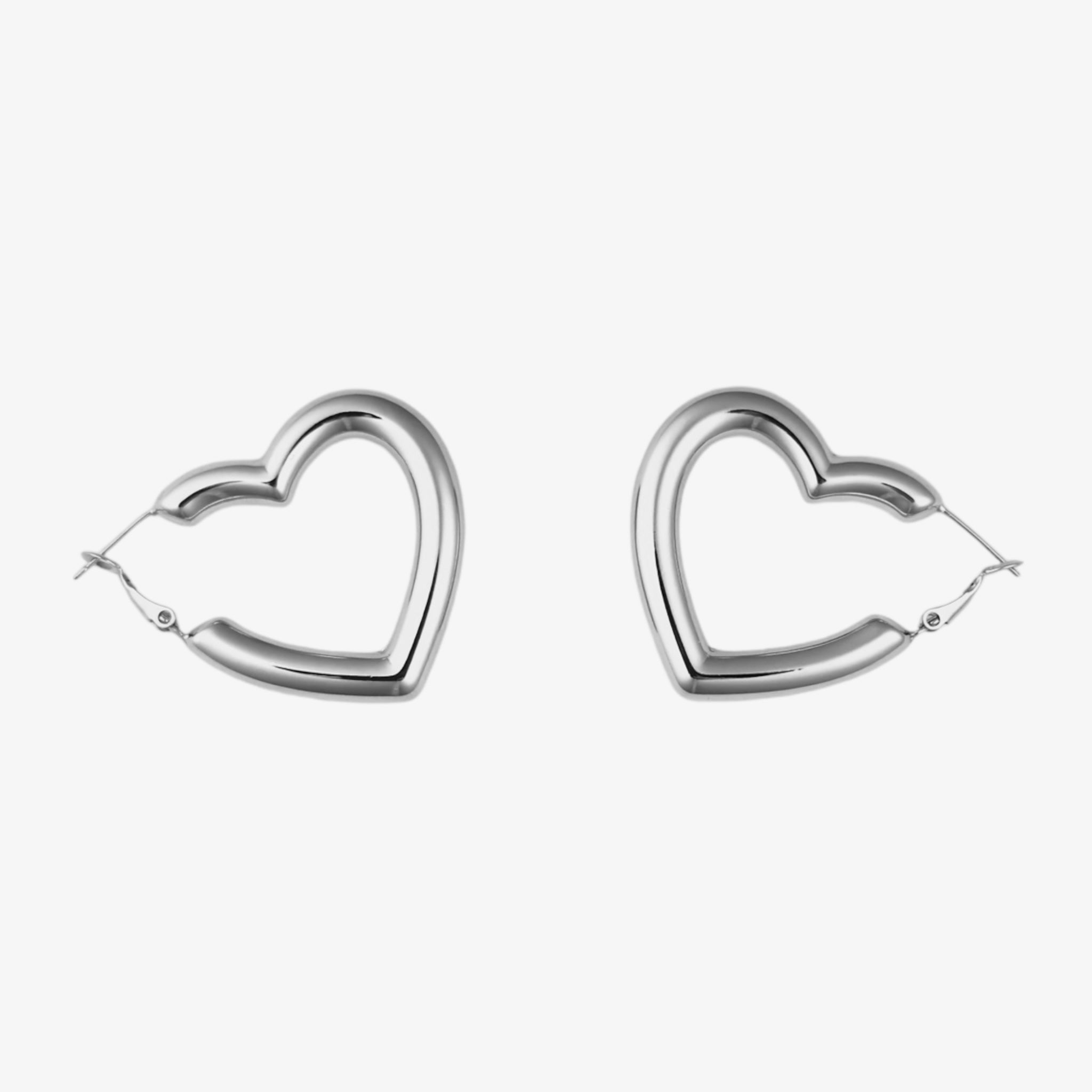 Hanging Love Hoops Earrings 35MM