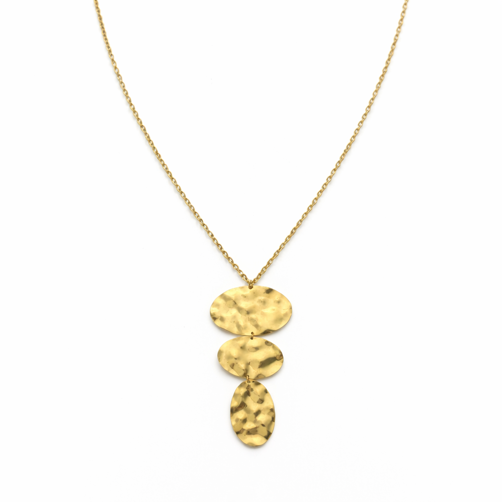 Triple layered lange ketting