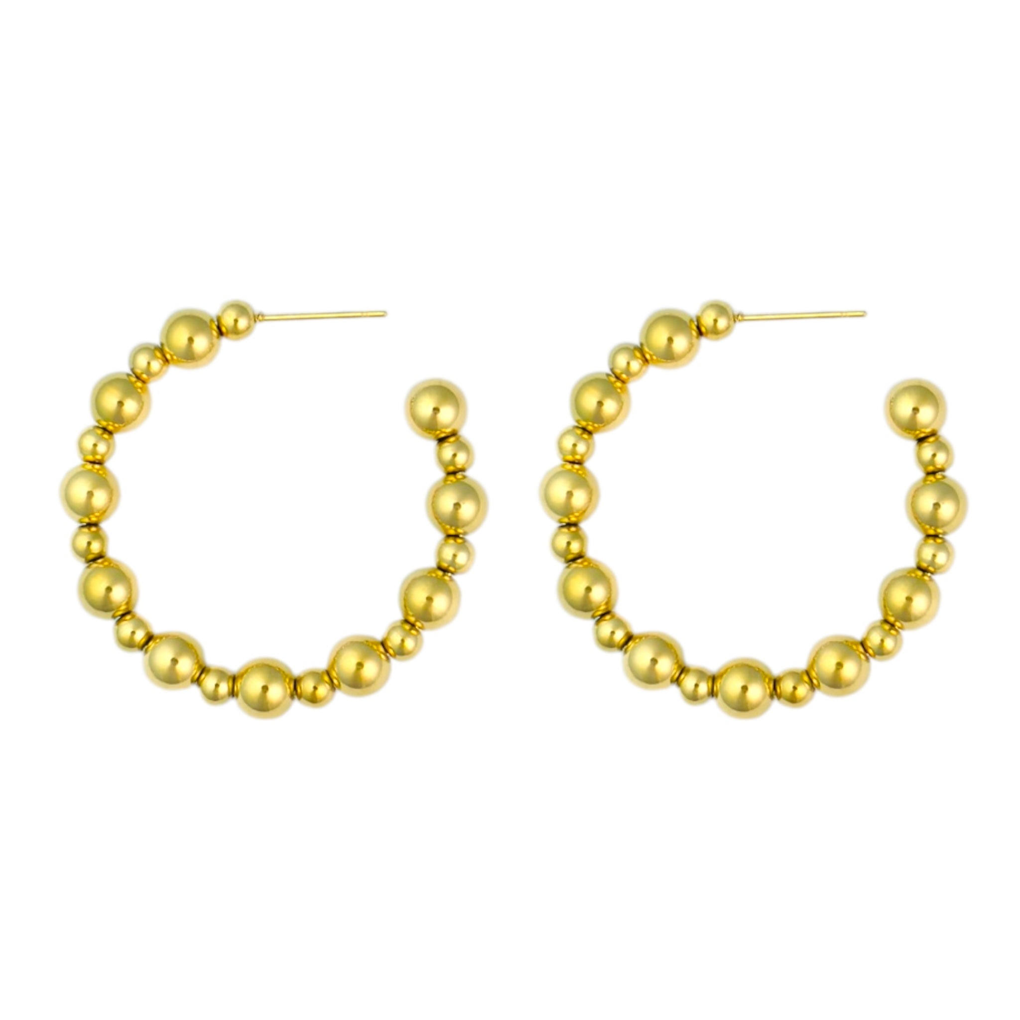 Noa beads 40MM oorbellen