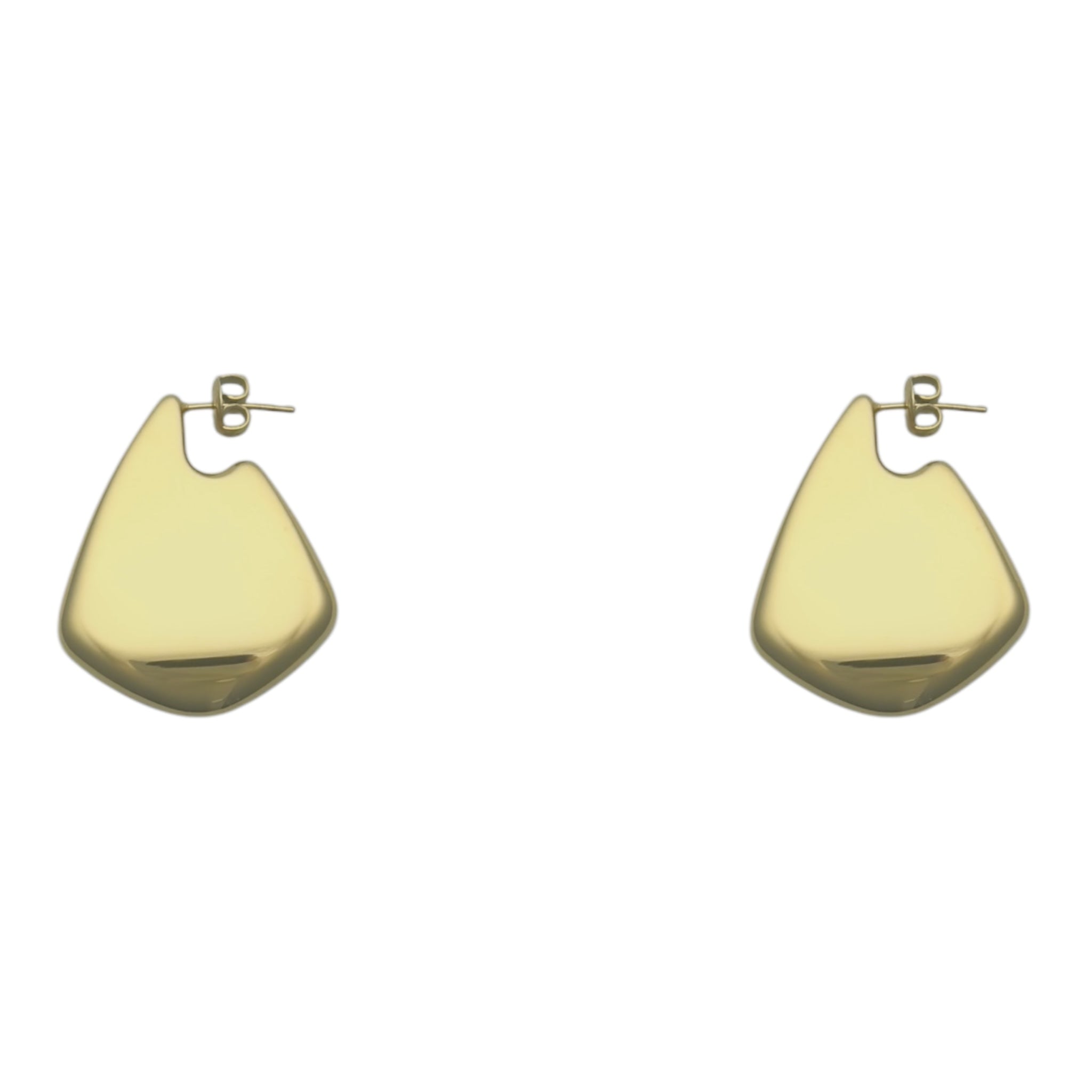 Sleek statement earrings