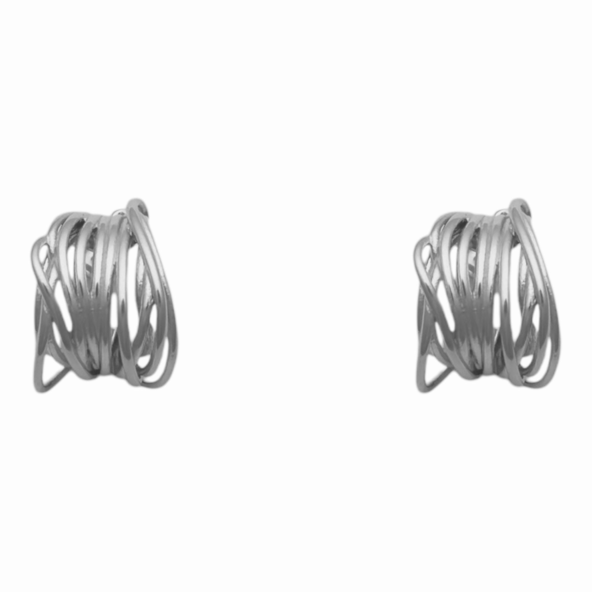Swirl stud earrings