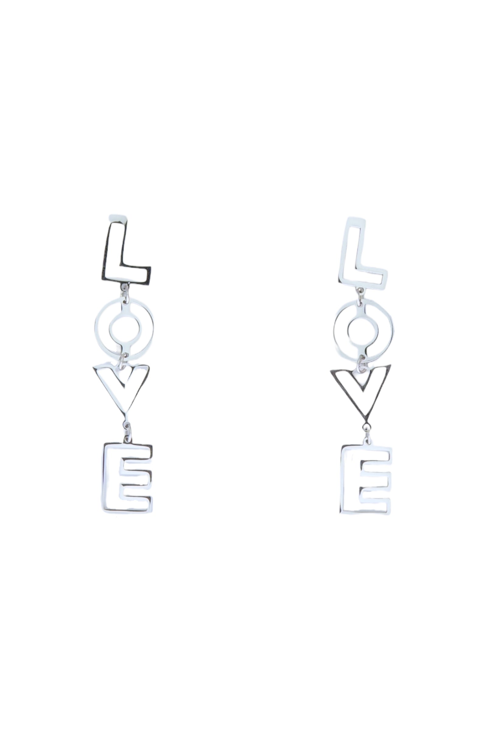 Love statement earrings