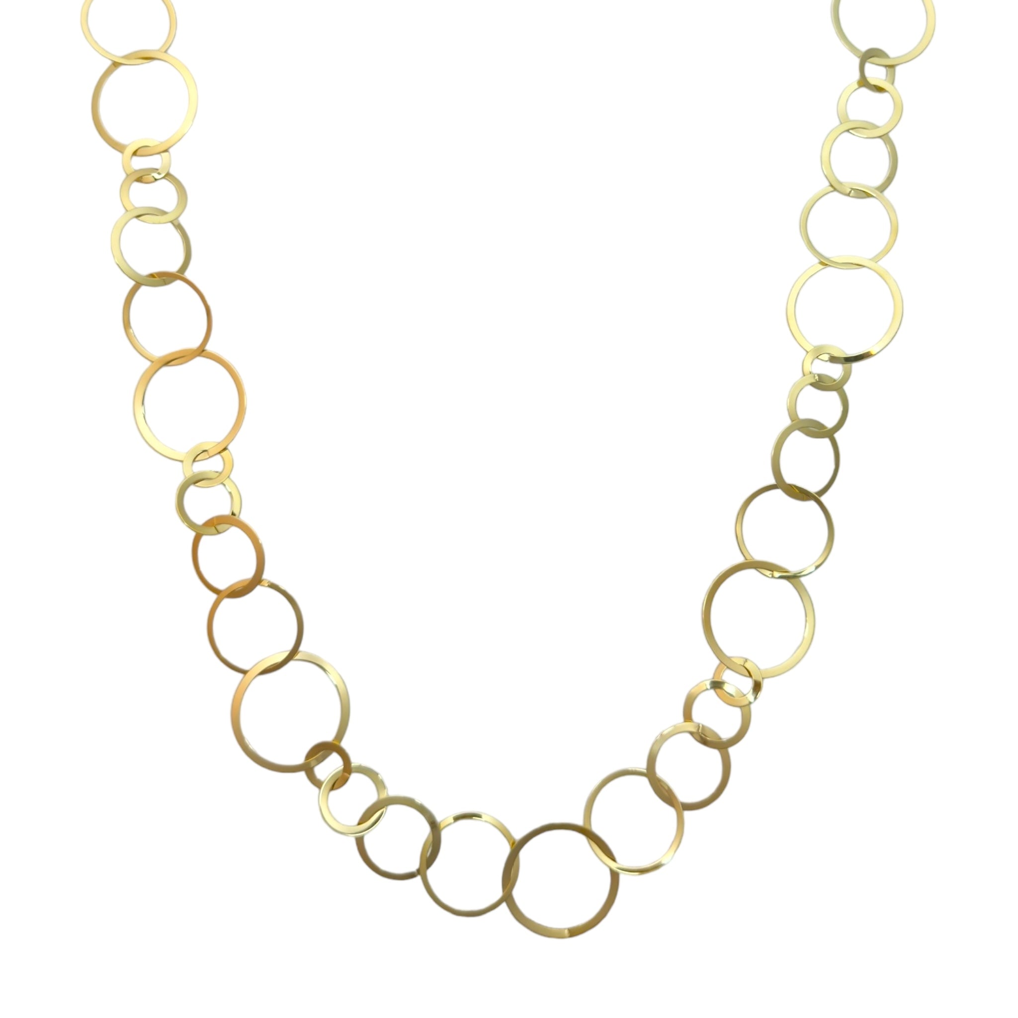 Lange ketting circle schakel
