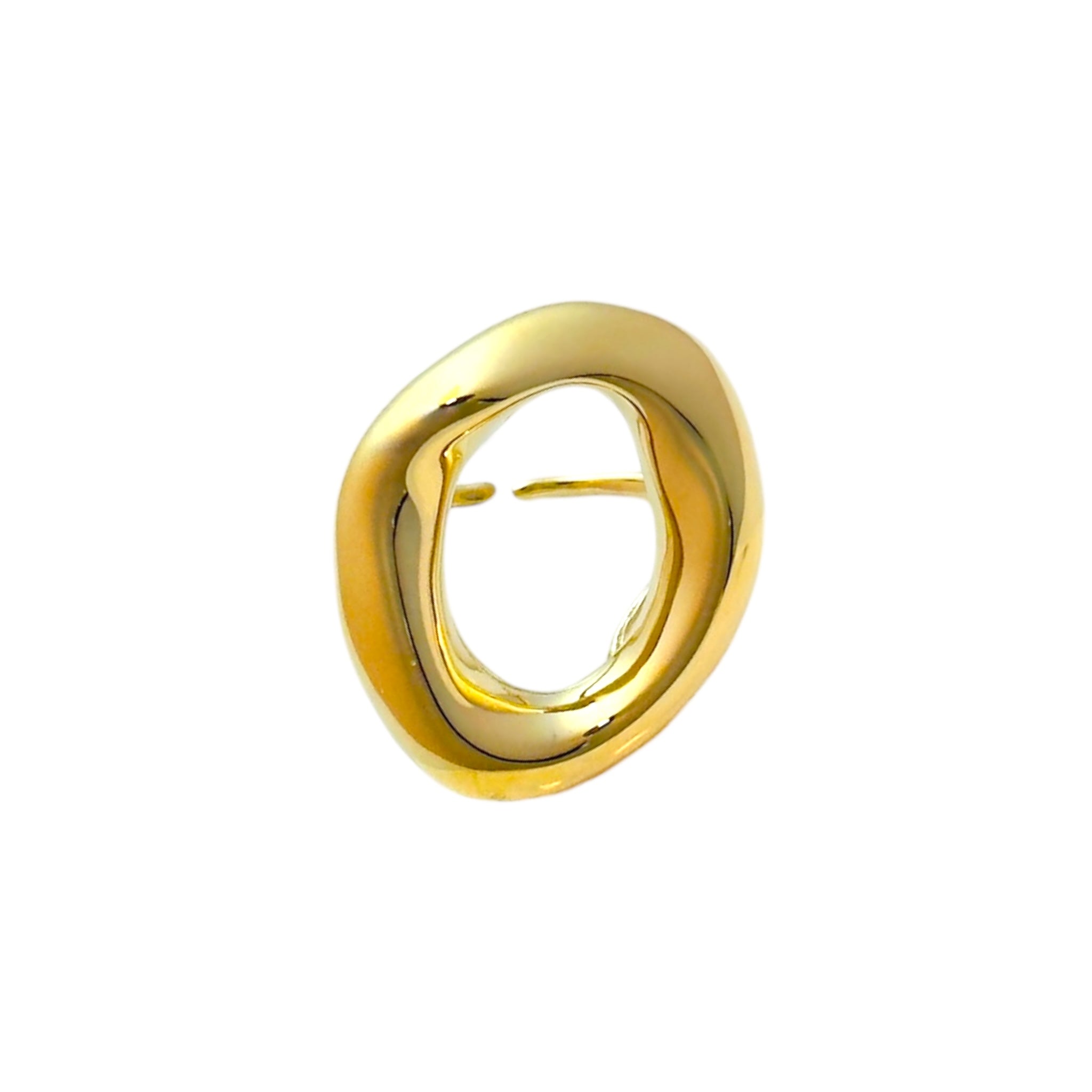 Statement open circle ring