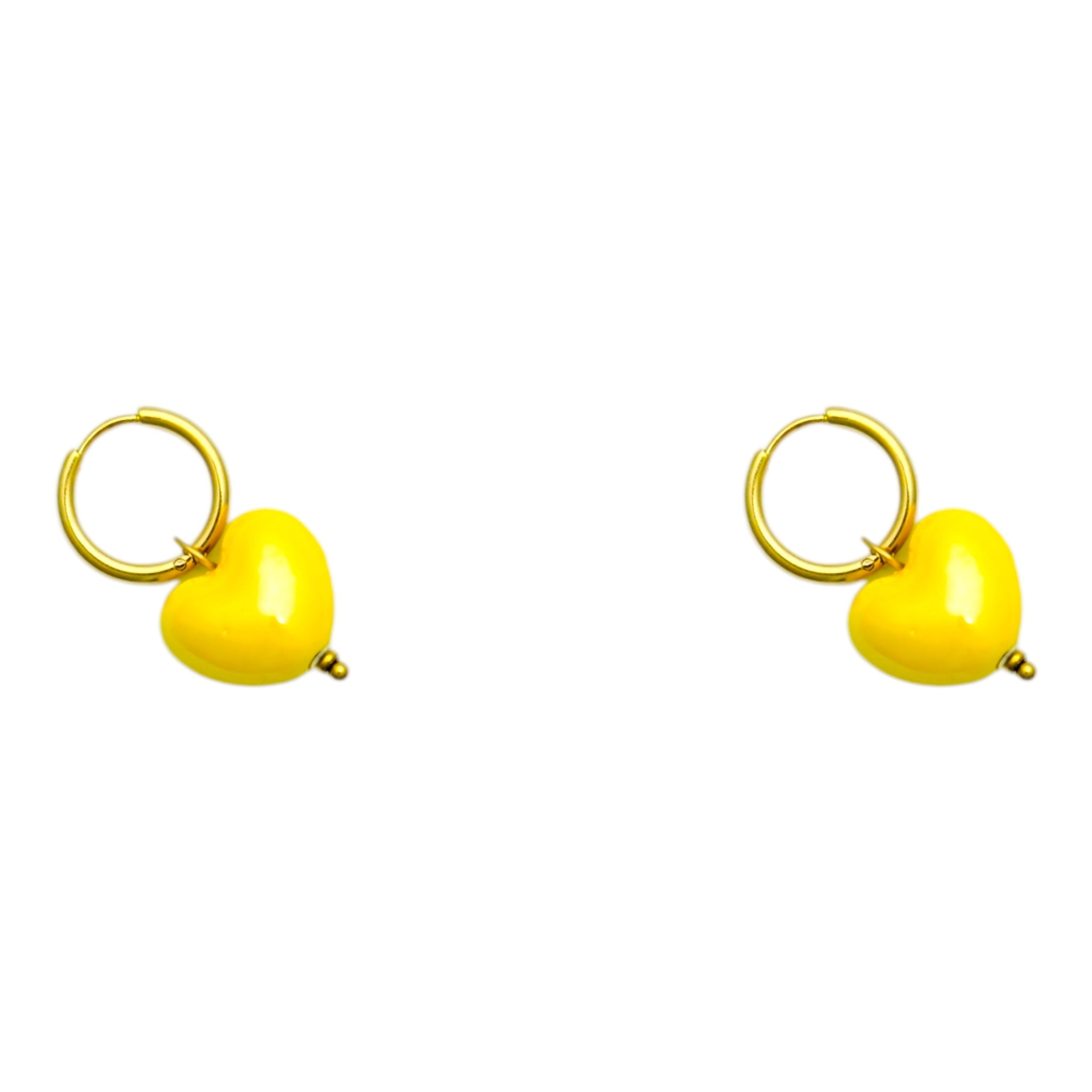 Love pendant earrings