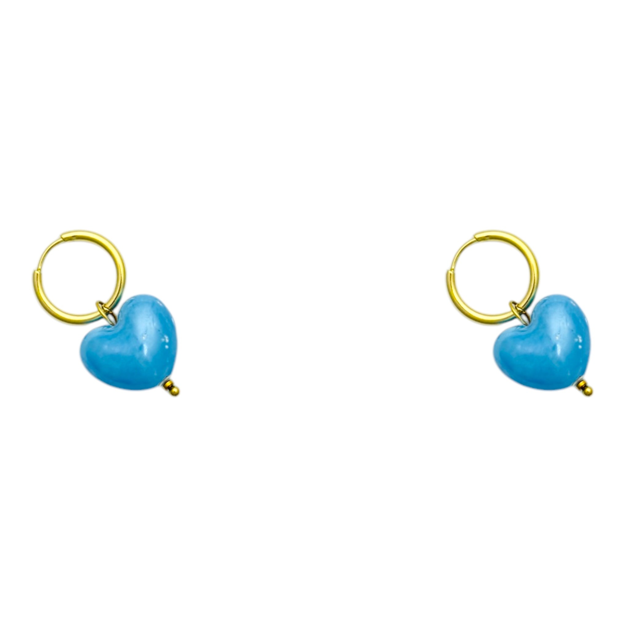 Love pendant earrings