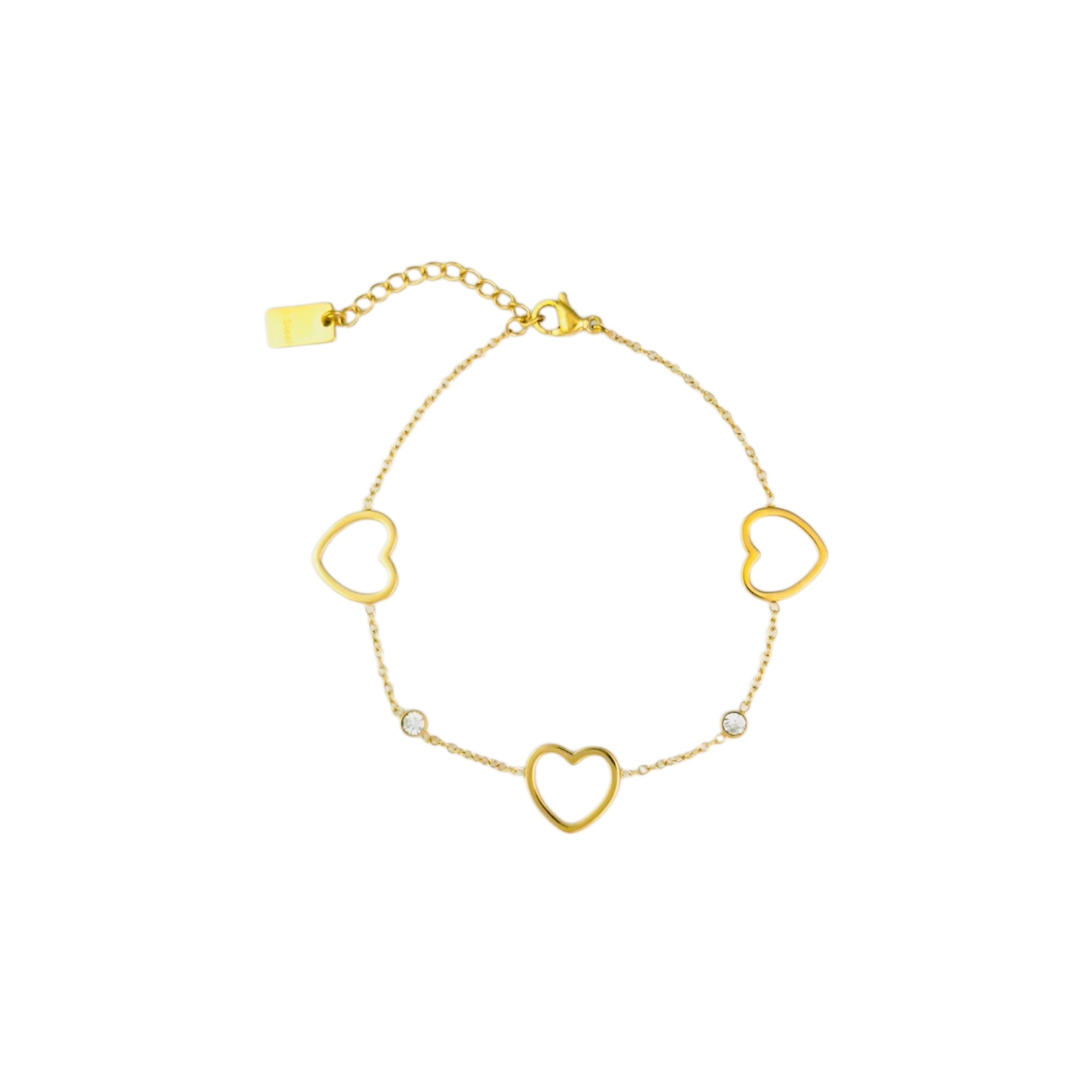 Offenes Herz Armband