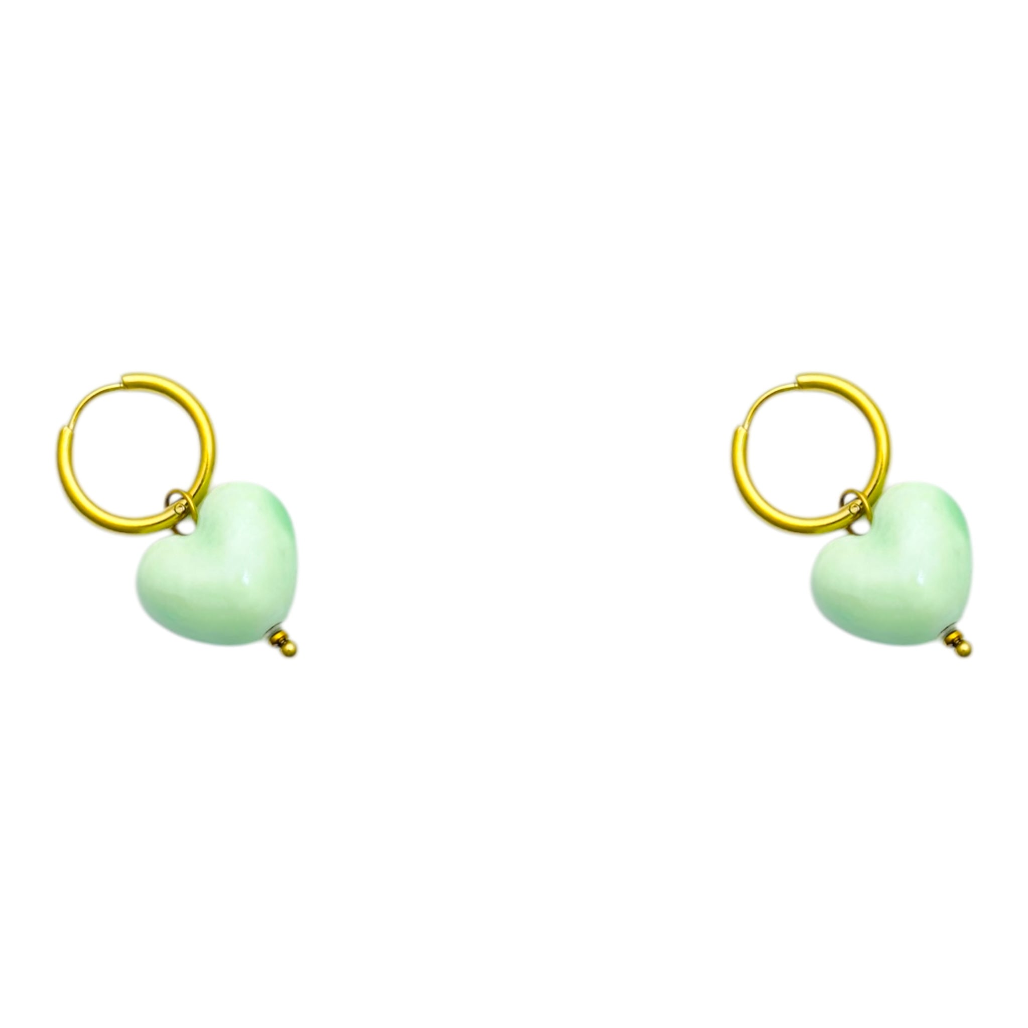 Love pendant earrings