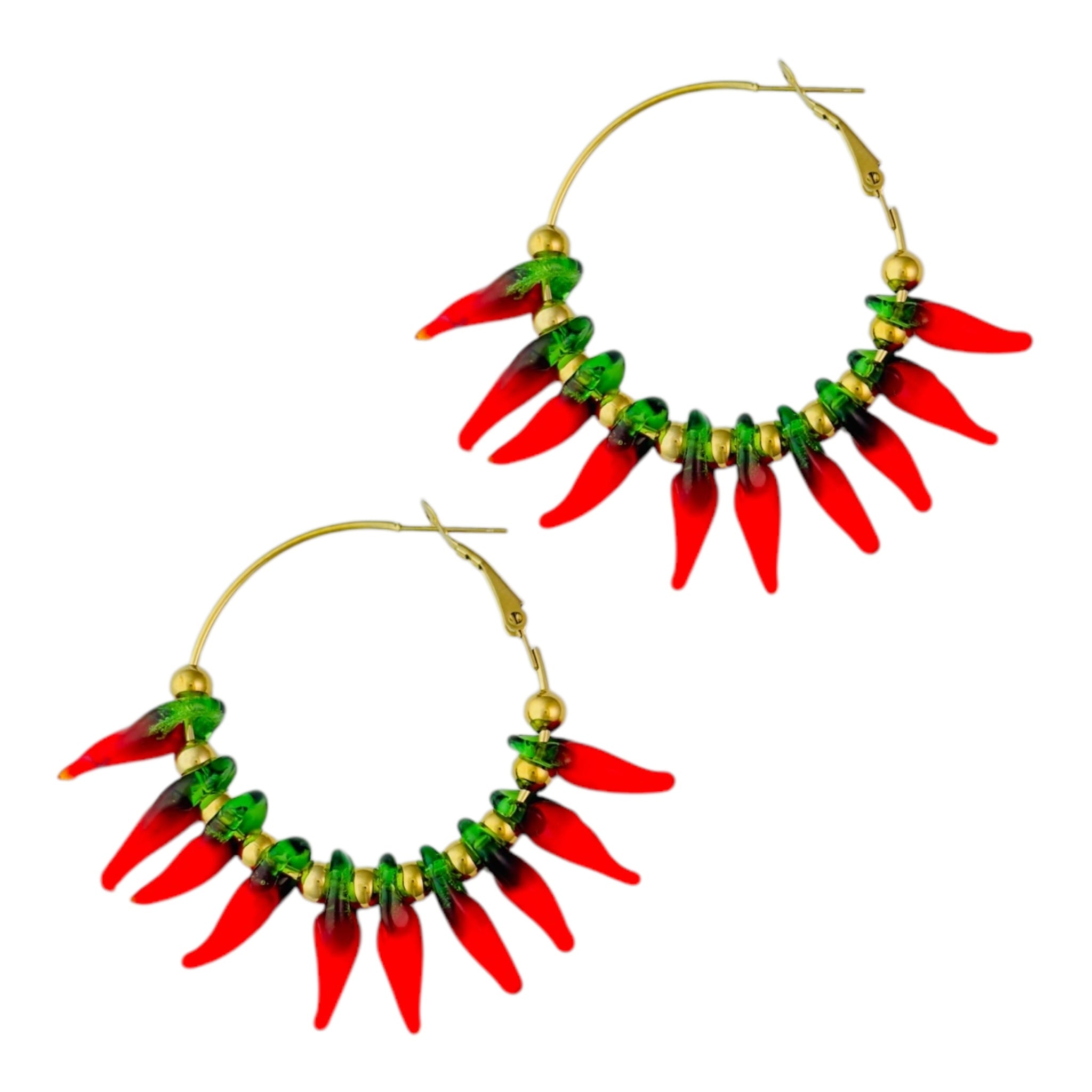 Pepper hoop earrings