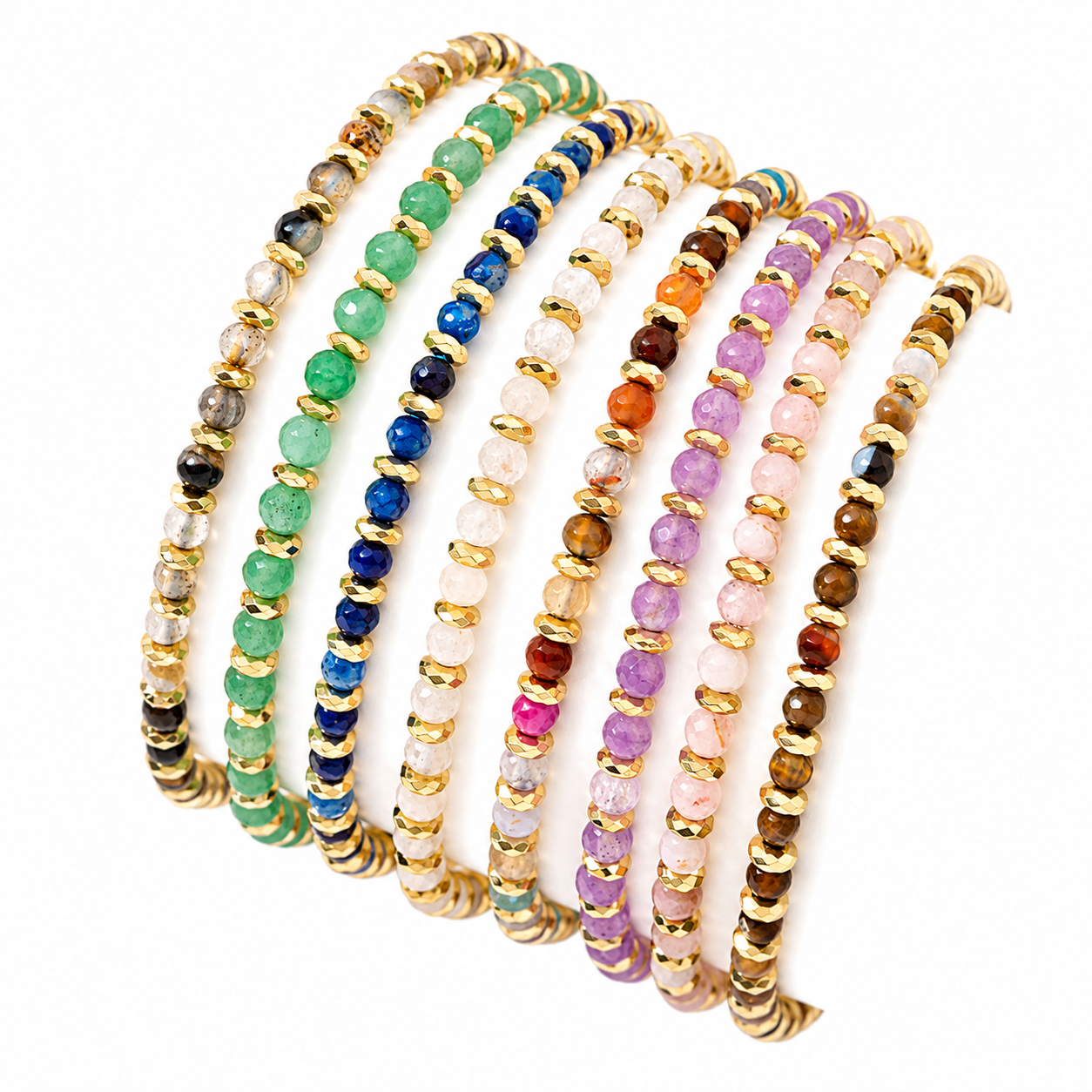 Bontide edel steen armband