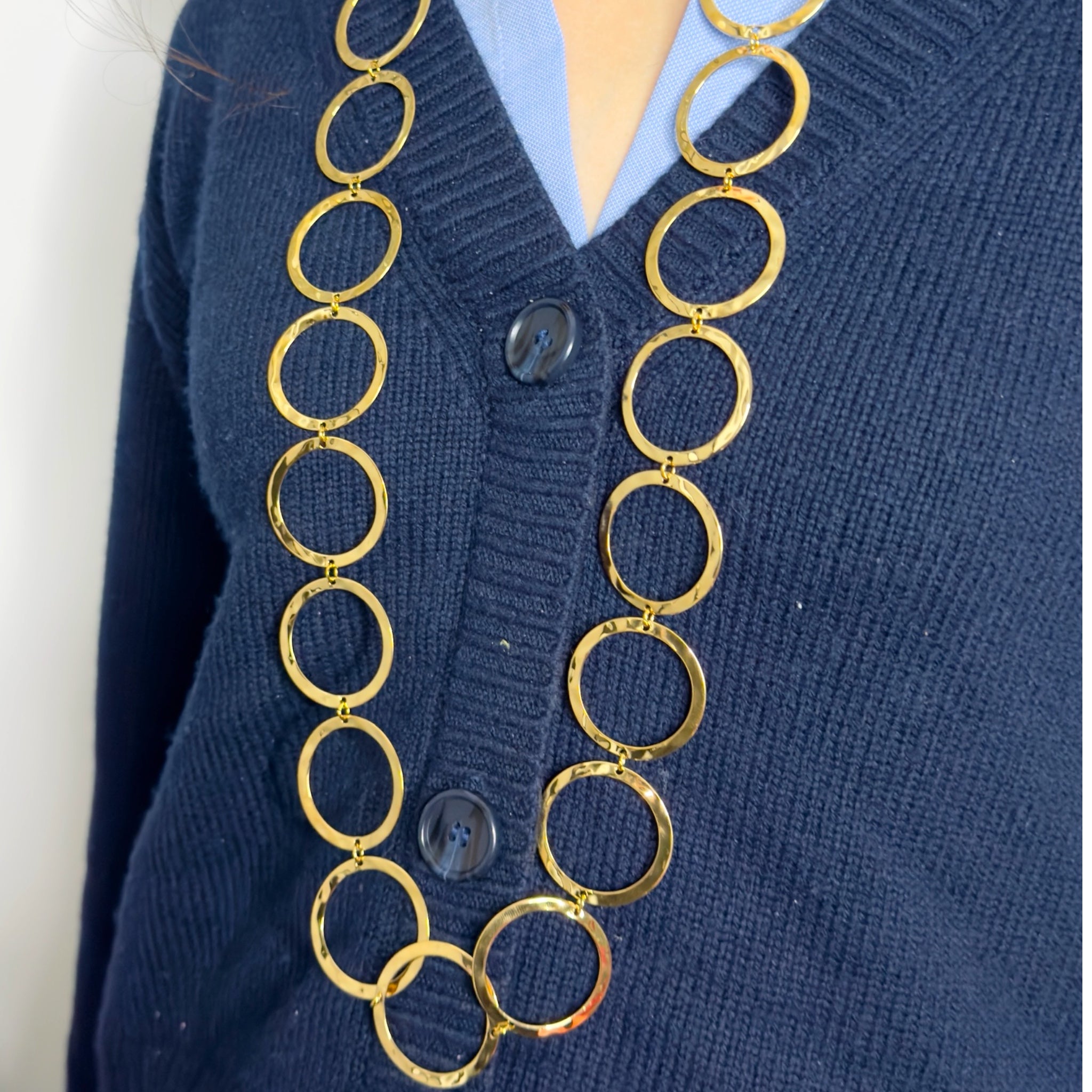 Statement Circle lange ketting