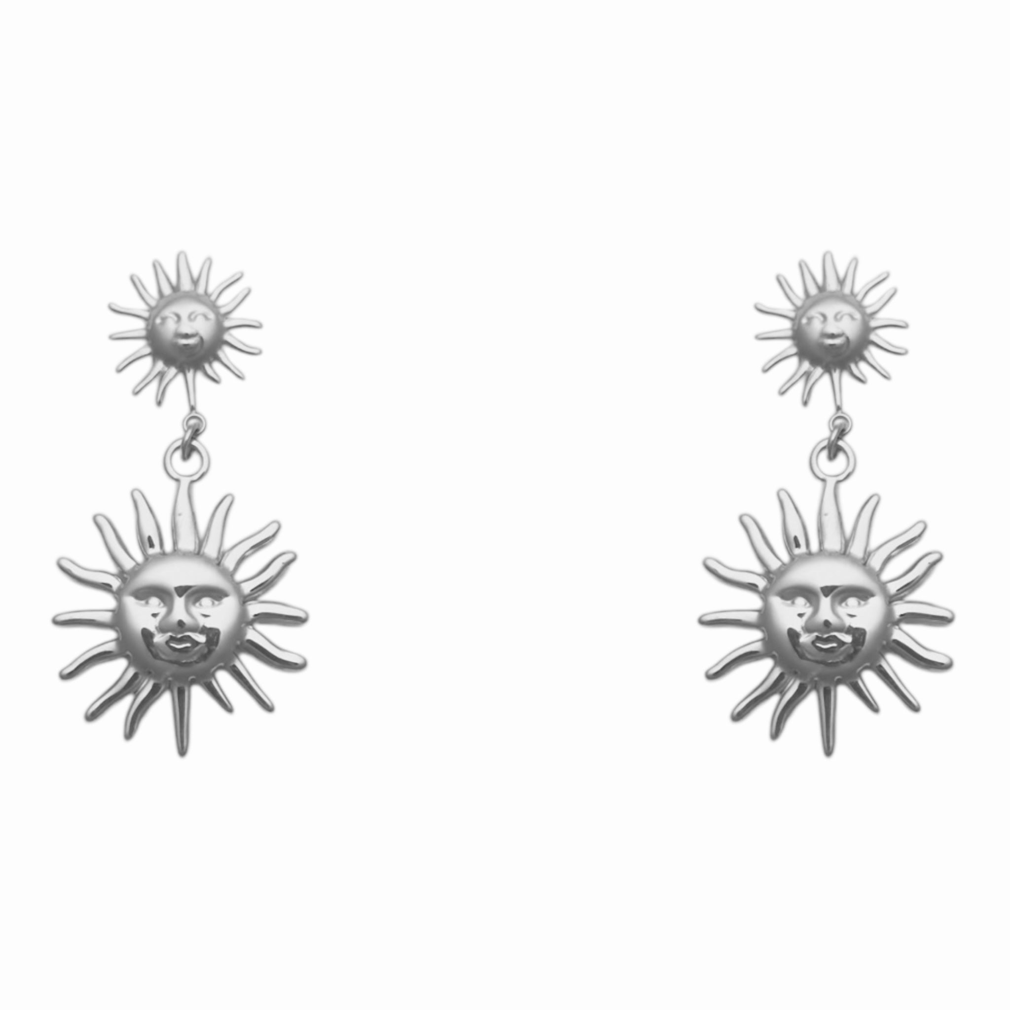 Solar statement earrings