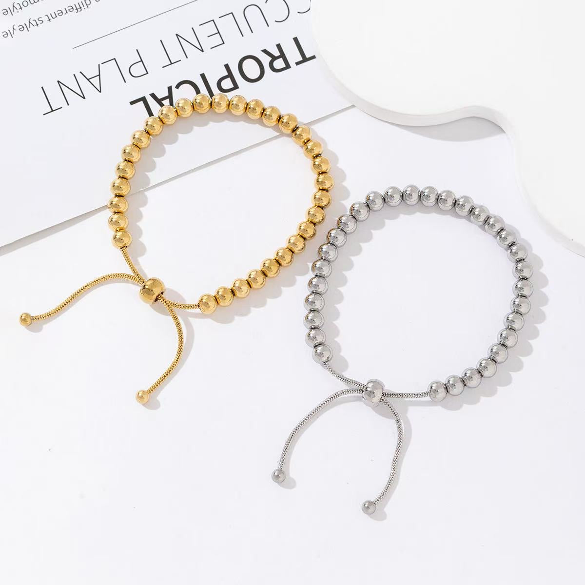 Simpele ballen armband