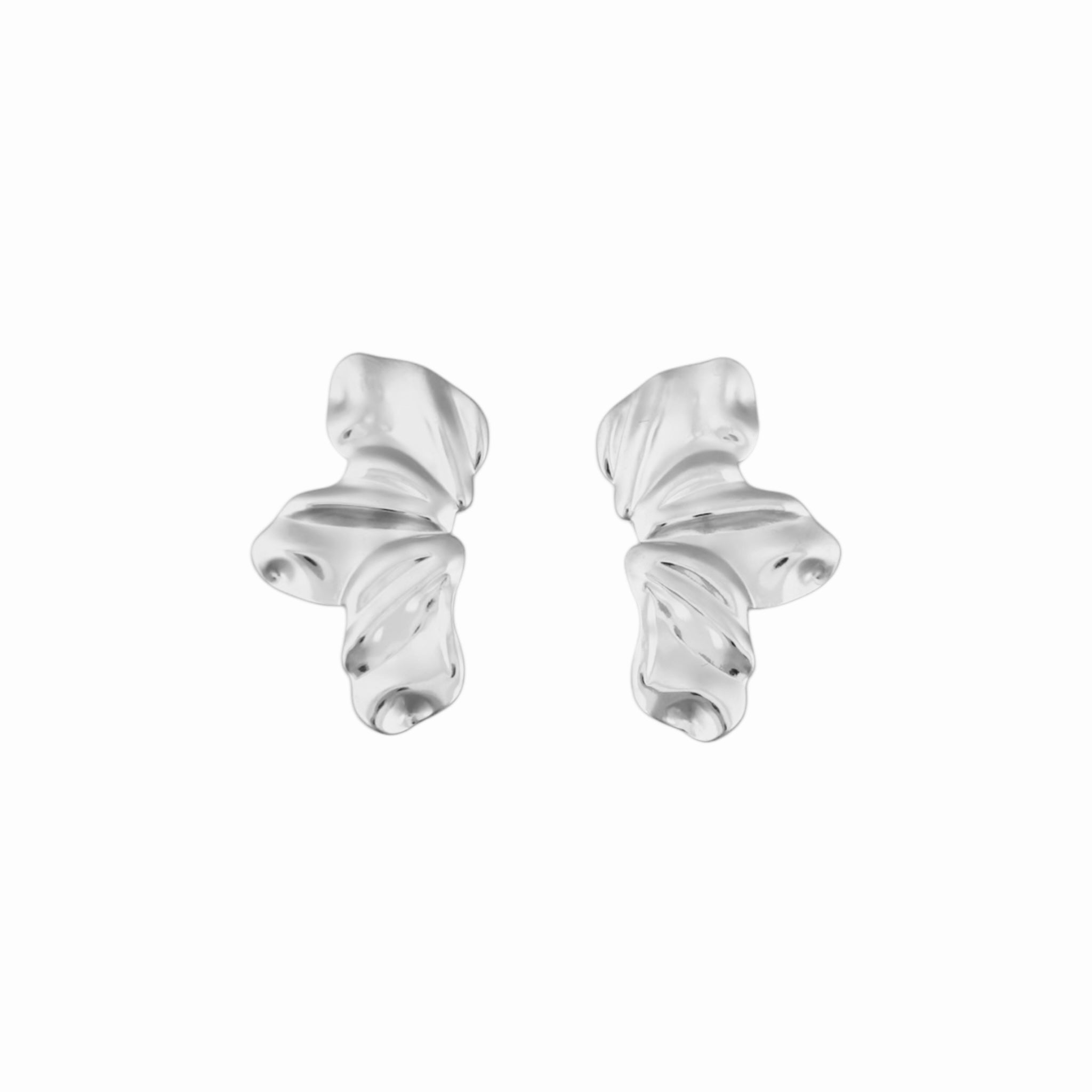 Iris stud earrings