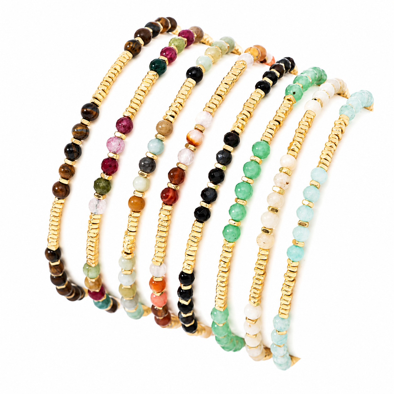 Water edel steen armband
