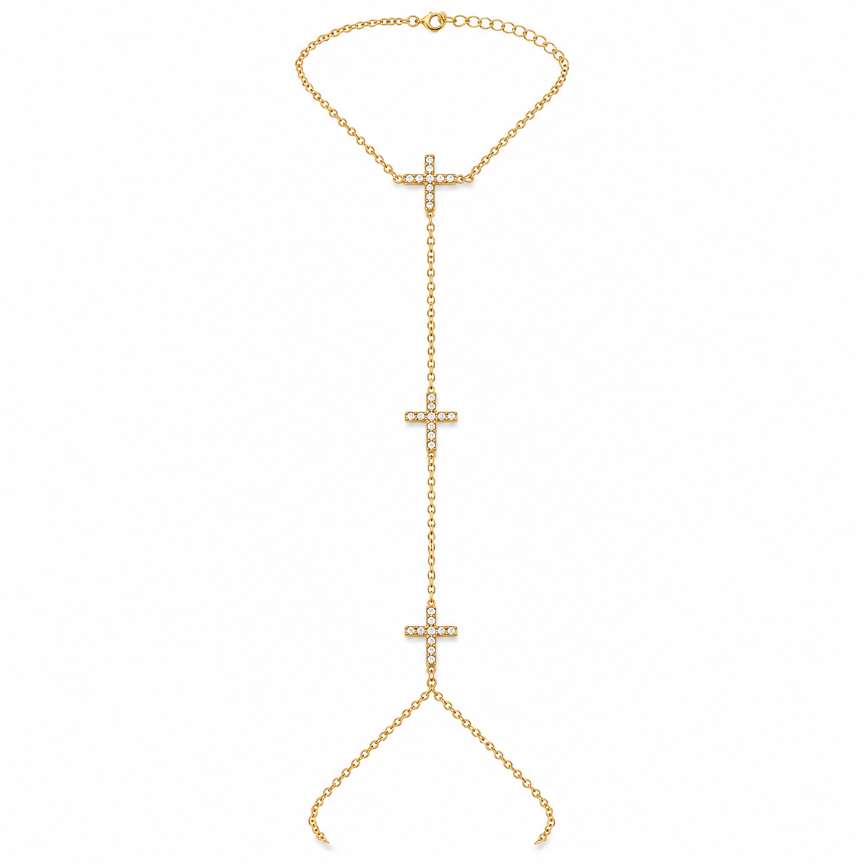 Cross hand chain