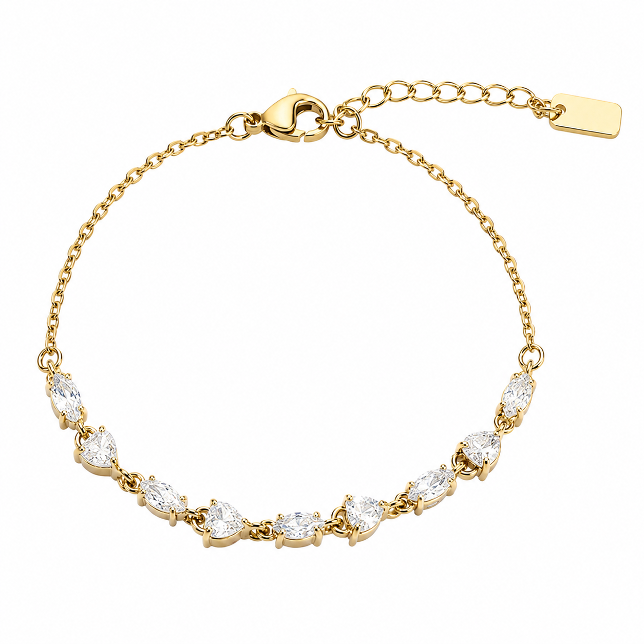 Mix stone armband